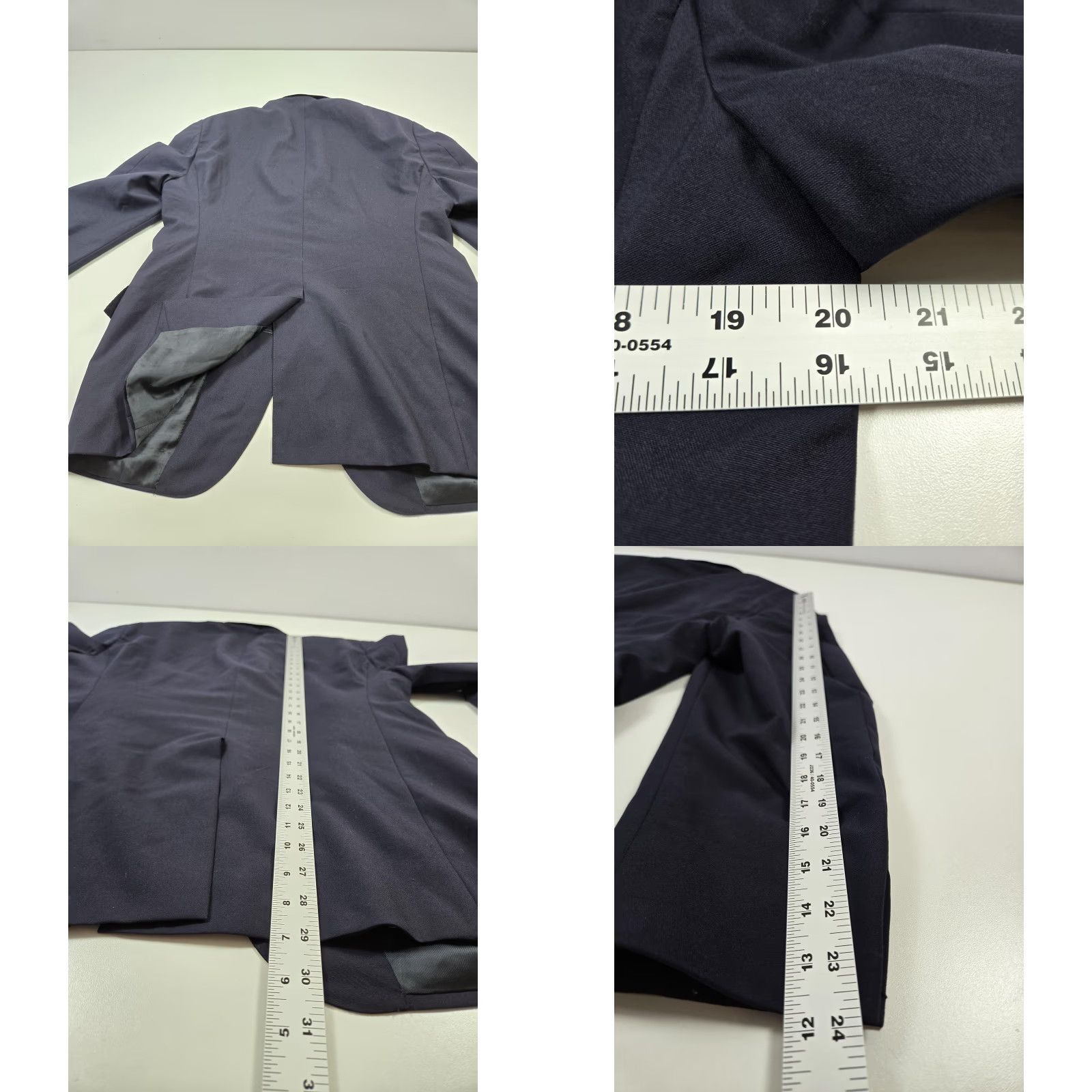 Polo Ralph Lauren Polo Ralph Lauren Sport Coat Jacket Mens 42R Navy Wool Made In Italy Blazer Notch Lapel Three-Button Front Used Size US XL / EU 56 / 4 - 9 Thumbnail