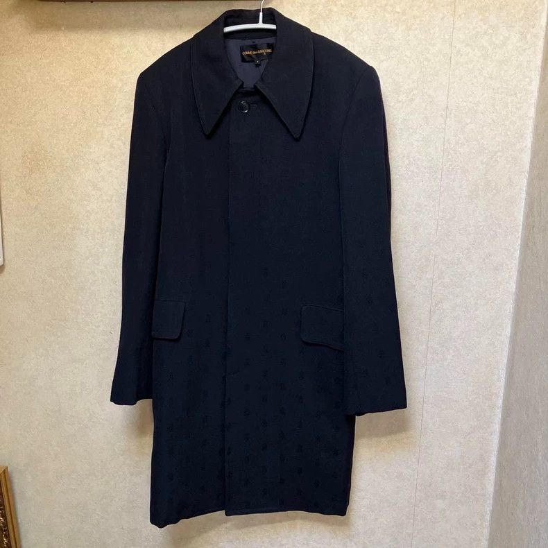 Comme des Garcons Comme Des Garcons Dark embroidered jacket with long pointe Size S / US 4 / IT 40 - 1 Thumbnail
