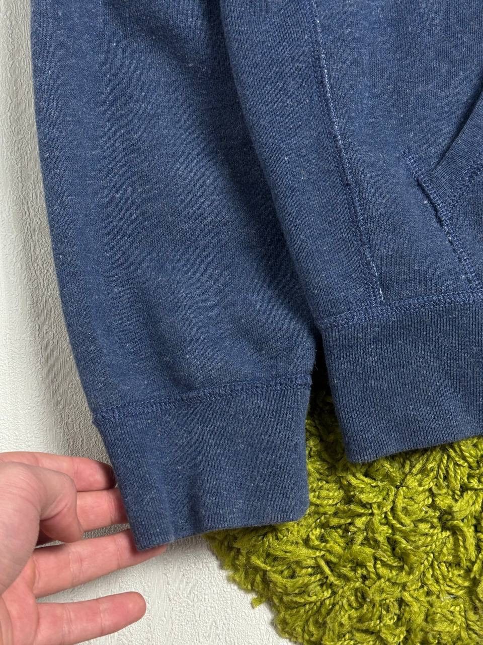 Polo Ralph Lauren × Vintage Vintage Polo Ralph Lauren Zip Up Hoodie Navy Size L Hype Y2K Size US L / EU 52-54 / 3 - 3 Thumbnail