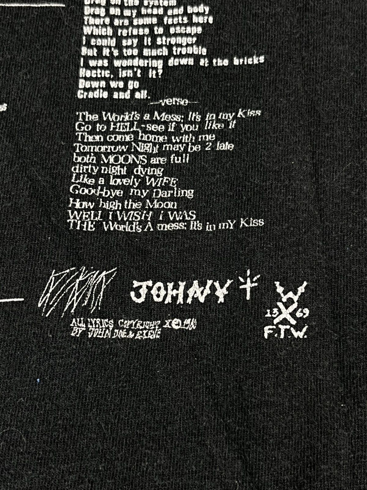Band Tees Double Graphics ‘X’ Punk Band ‘Los Angeles’ Album Cover Size US L / EU 52-54 / 3 - 6 Thumbnail