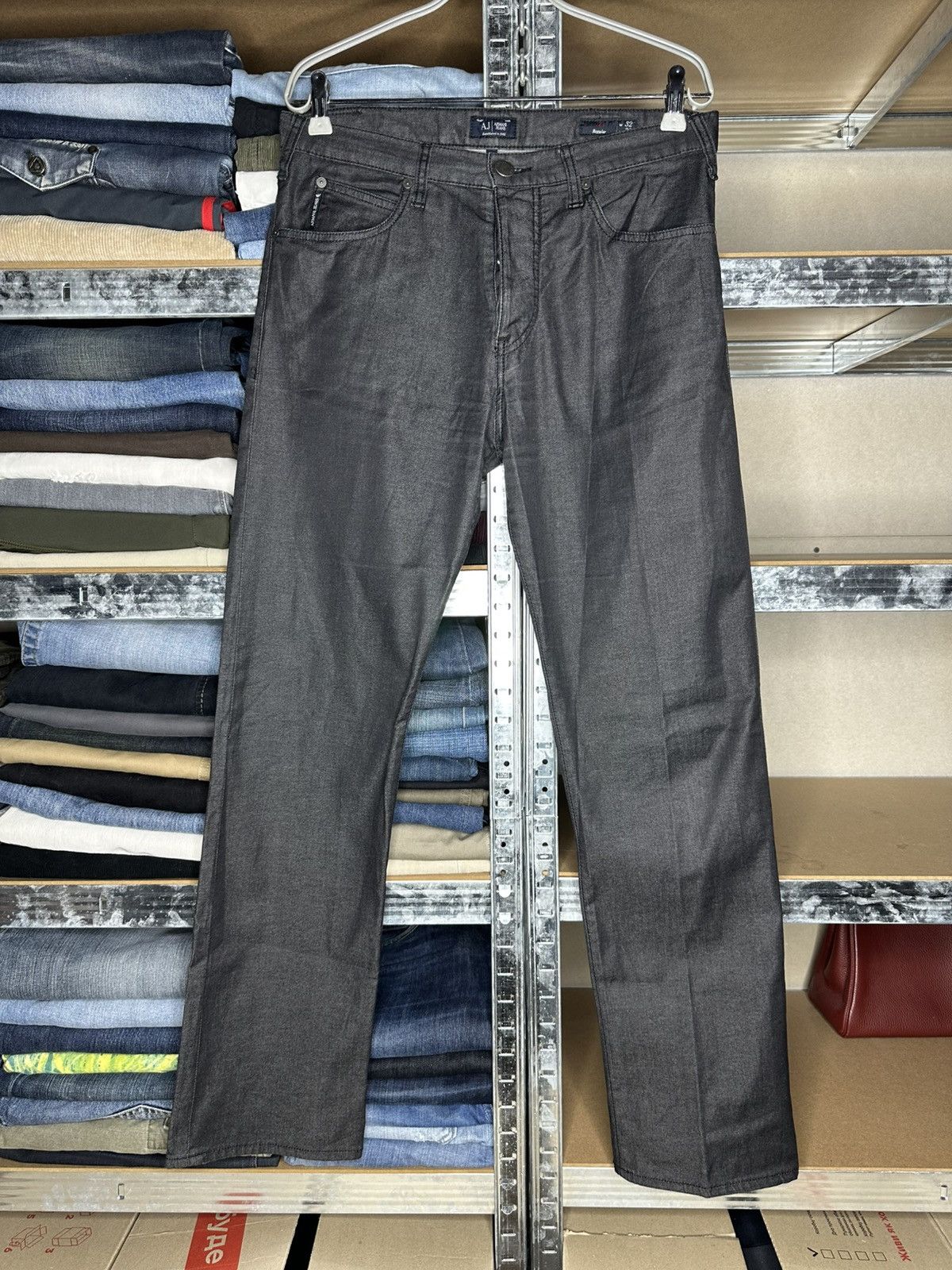 Armani Armani Jeans Regular Fit Men's Denim Jeans Pants Size W32 Size US 32 / EU 48 - 1 Thumbnail
