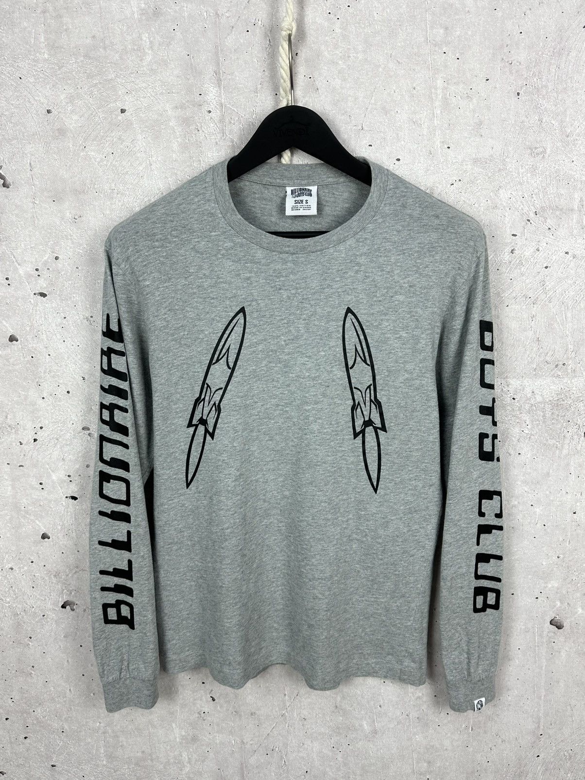 Billionaire Boys Club Vintage Billionaire Boys Club Printed Long Sleeve Sweatshirt Size US S / EU 44-46 / 1 - 1 Thumbnail
