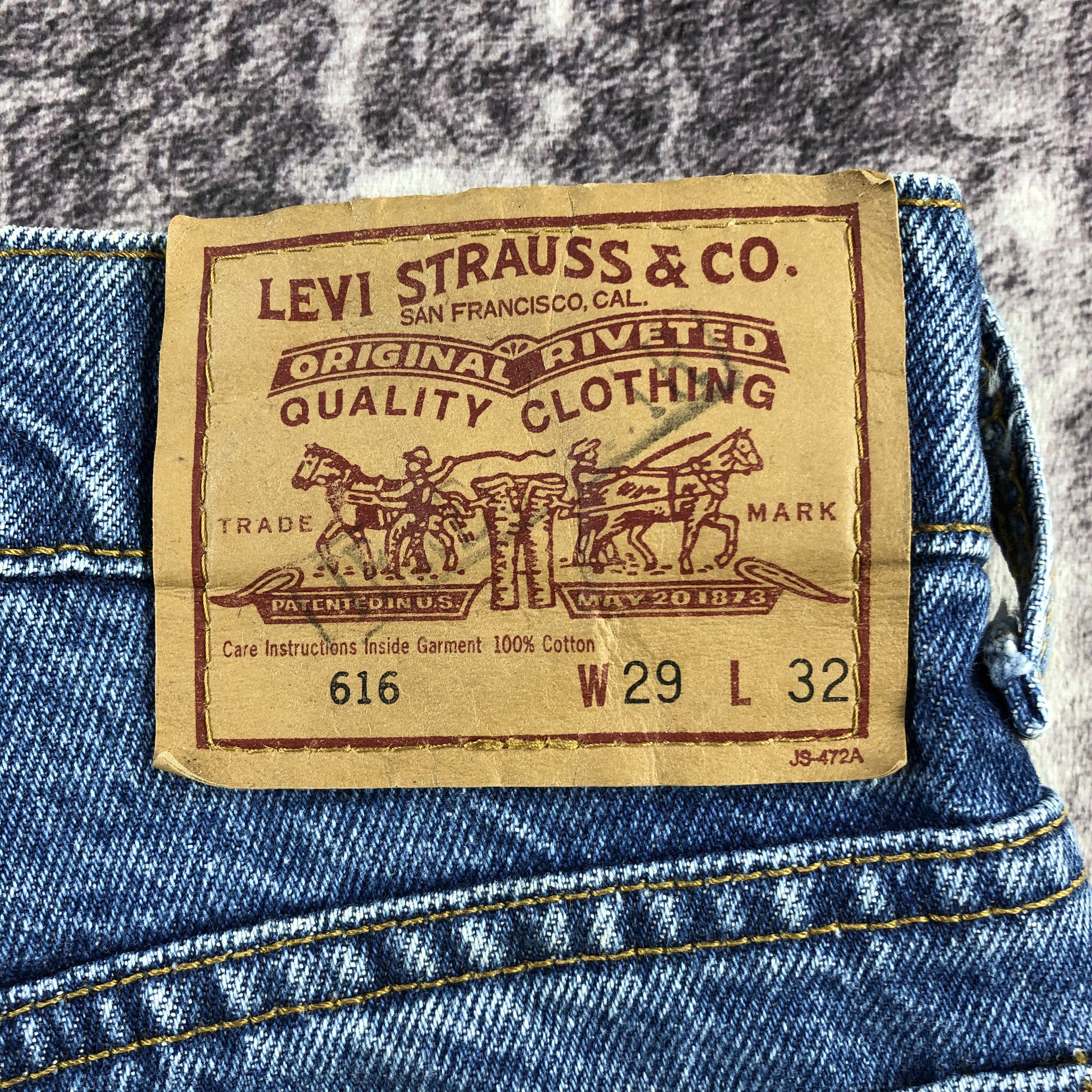 Levi's × Vintage Vintage 90s Blue Wash Levis 616 Jeans-JM2816 Size US 28 / EU 44 - 5 Thumbnail