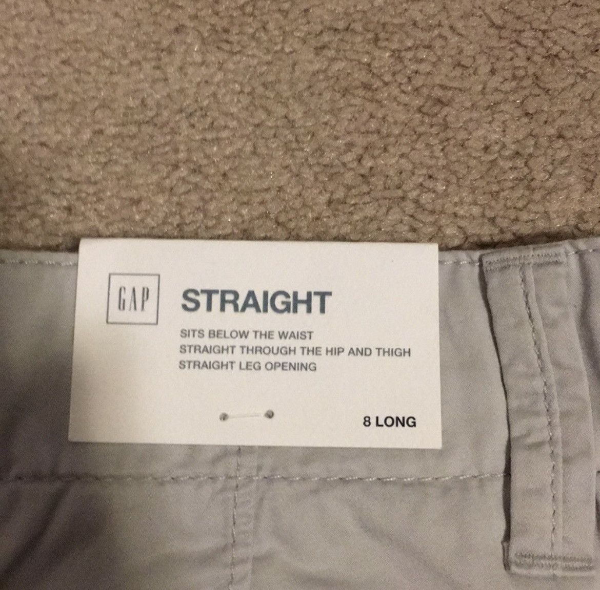 Gap GAP Light Grey Straight Leg Pants Size 30" / US 8 / IT 44 - 5 Thumbnail