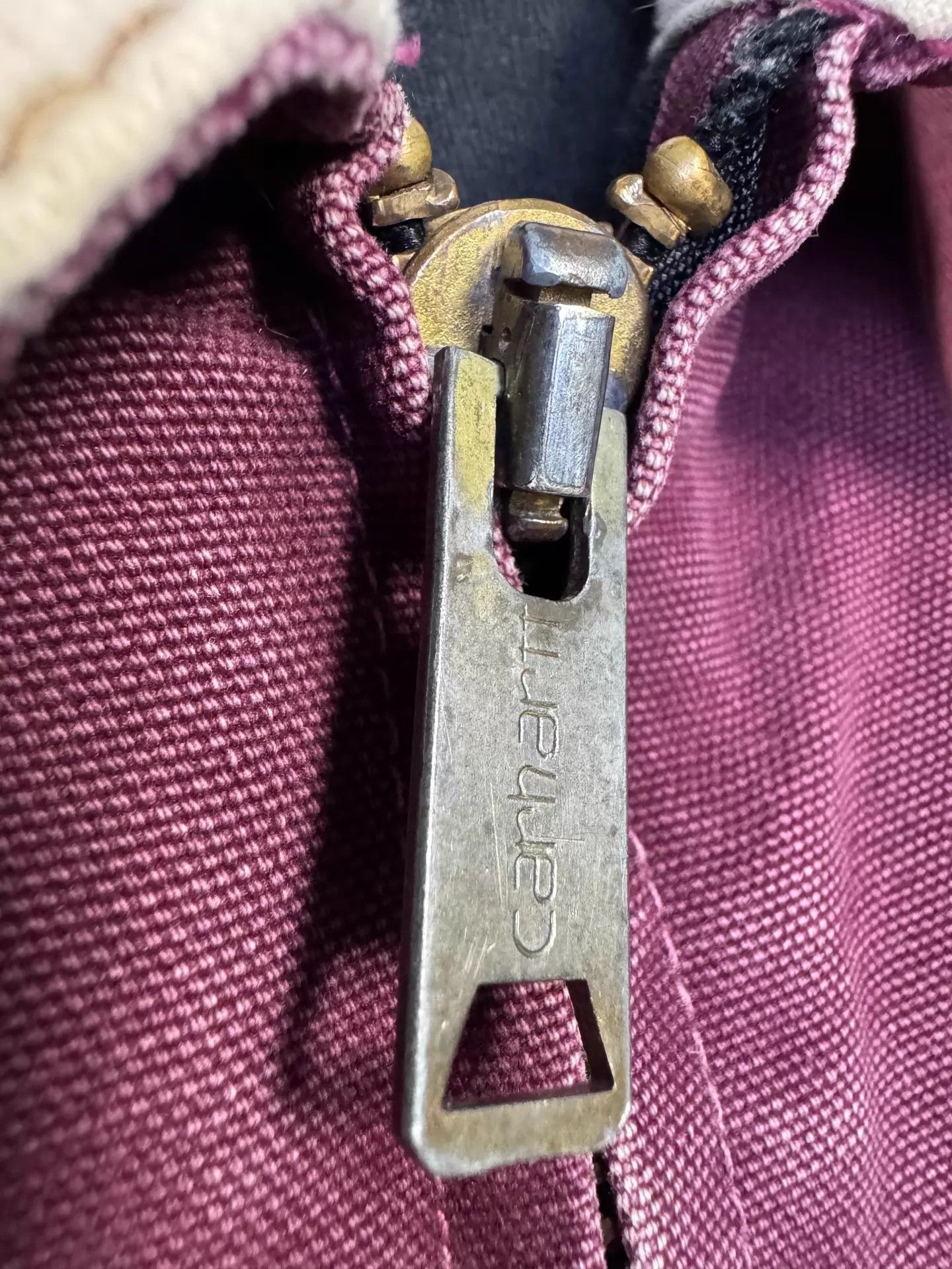 Carhartt Vintage Carhartt JQ2246 Wine M Santa Fe Jacket Size US M / EU 48-50 / 2 - 7 Thumbnail