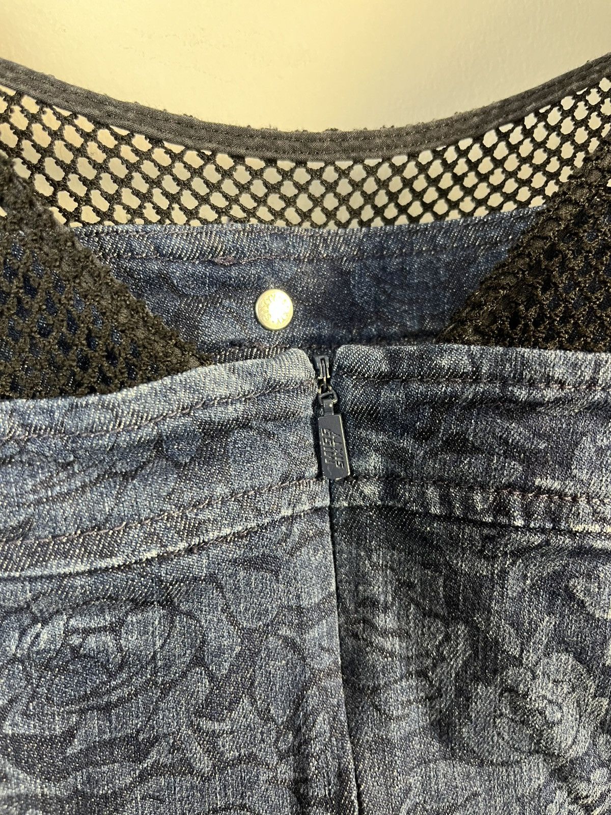 Miss Sixty Miss Sixty Y2K Denim Cotton Mini Dress Made in Italy Size S / US 4 / IT 40 - 8 Thumbnail