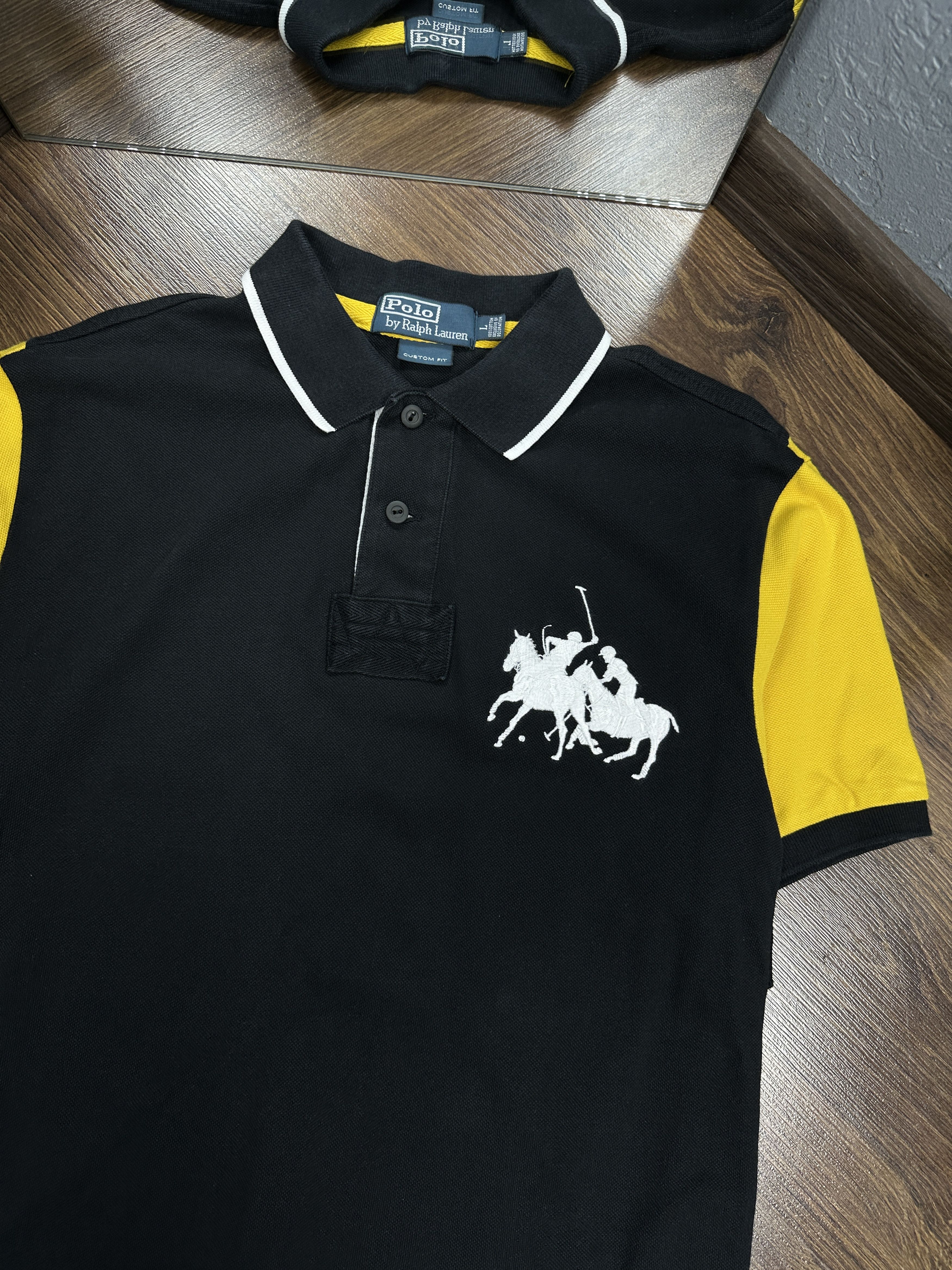 Polo Ralph Lauren × Ralph Lauren Polo Ralph Lauren Vintage Mens Polo Shirt Size US L / EU 52-54 / 3 - 2 Thumbnail