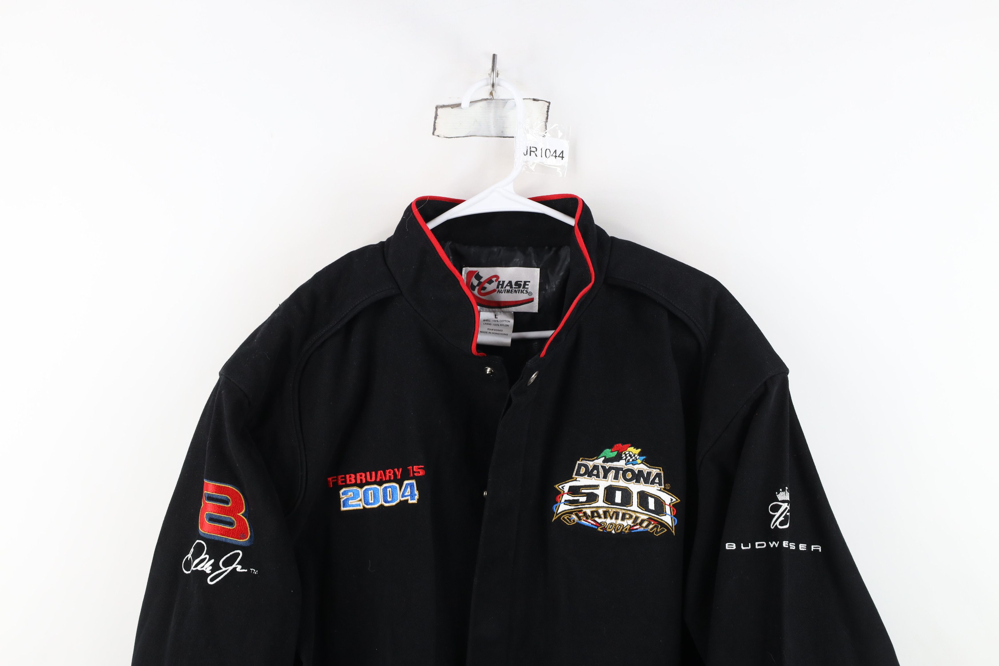 Vintage Deadstock Y2K 2004 NASCAR Dale Earnhardt Jr Crew Jacket Size US L / EU 52-54 / 3 - 2 Thumbnail