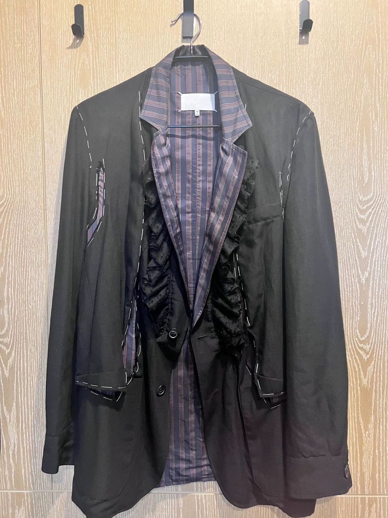 Maison Margiela Maison Margiela Show-style deconstructed suit jacket 2501-N Size 48R - 1 Thumbnail