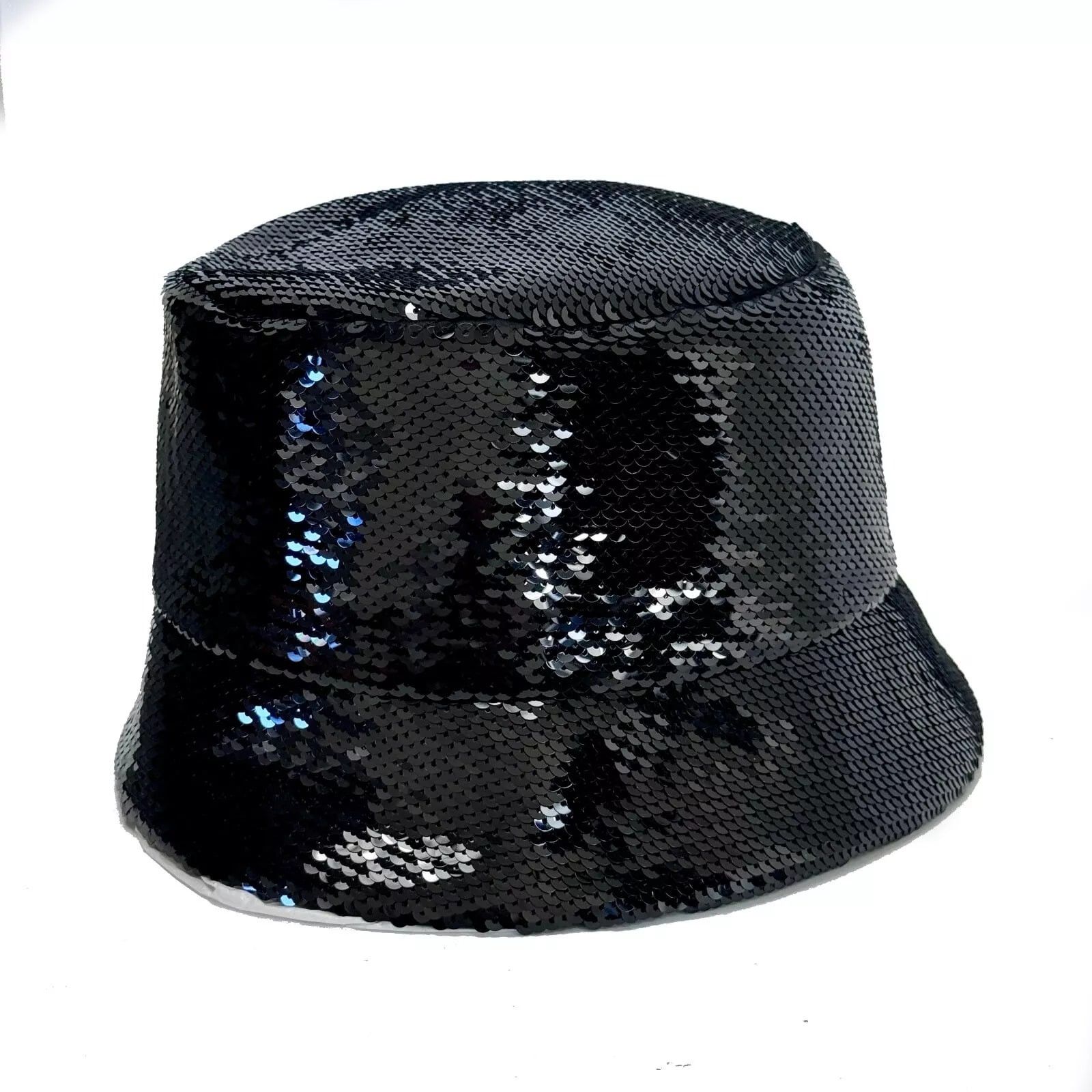 Prada Prada Sequin Logo Bucket Hat Size M Black Authentic Size ONE SIZE - 6 Thumbnail
