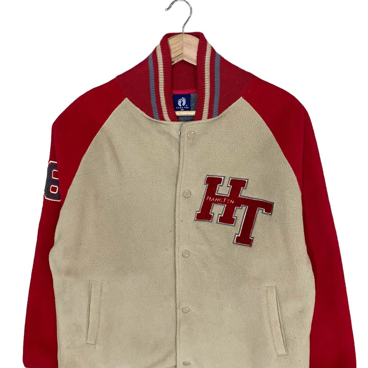Hang Ten VINTAGE HANG TEN 56 SPELL OUT WOOL VARSITY Size US M / EU 48-50 / 2 - 2 Thumbnail