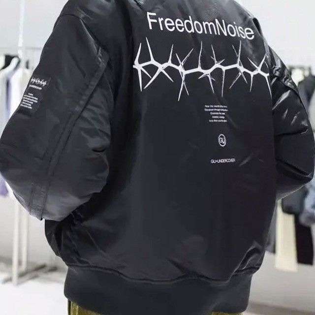 Undercover GU x UNDERCOVER FredomNoise Bomber Jacket Size US L / EU 52-54 / 3 - 7 Thumbnail