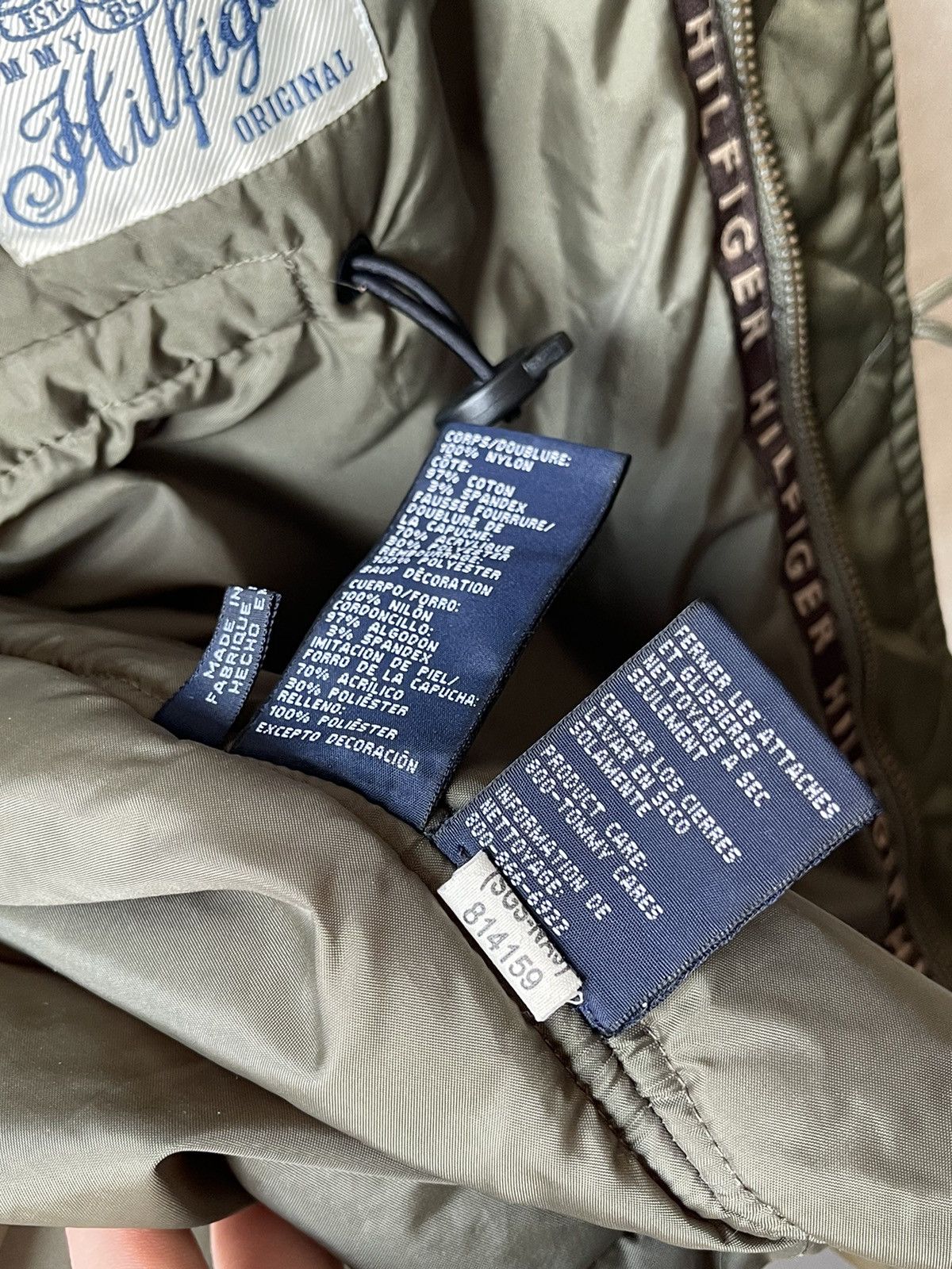 Tommy Hilfiger 90s Tommy Hilfiger Military Artic Parka Furs Hooded Jacket Size US S / EU 44-46 / 1 - 18 Thumbnail