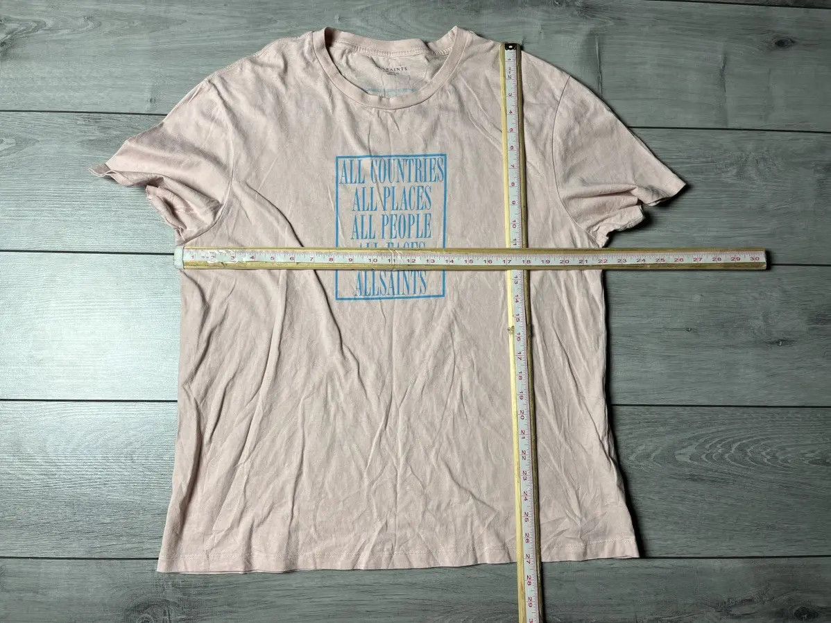 Allsaints Allsaints box logo reverse T-shirt size Medium Size US M / EU 48-50 / 2 - 5 Thumbnail