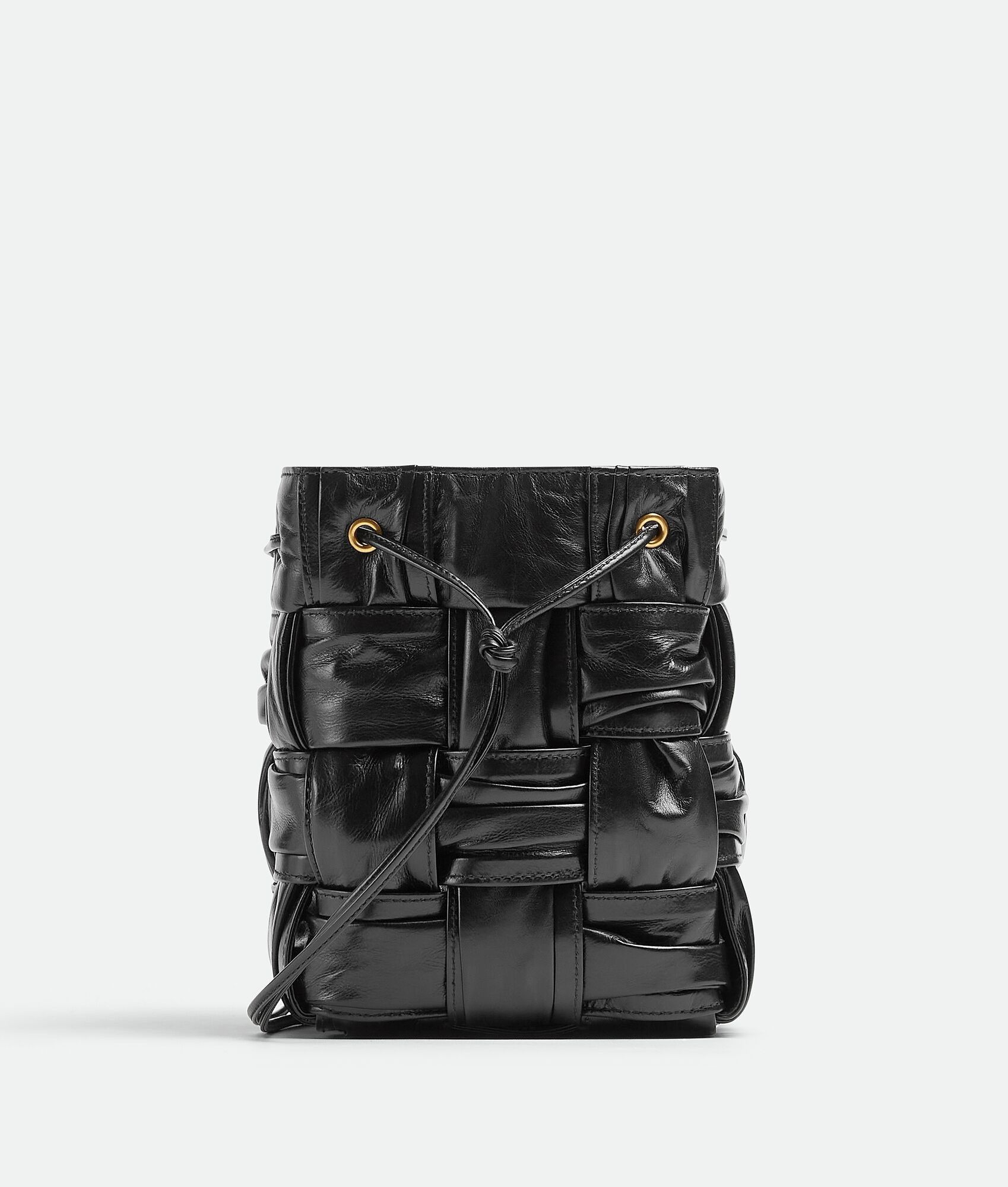 Bottega Veneta o1n1vont0325 Size: OS / Small Cassette Bucket Bag in Black Size ONE SIZE - 2 Thumbnail