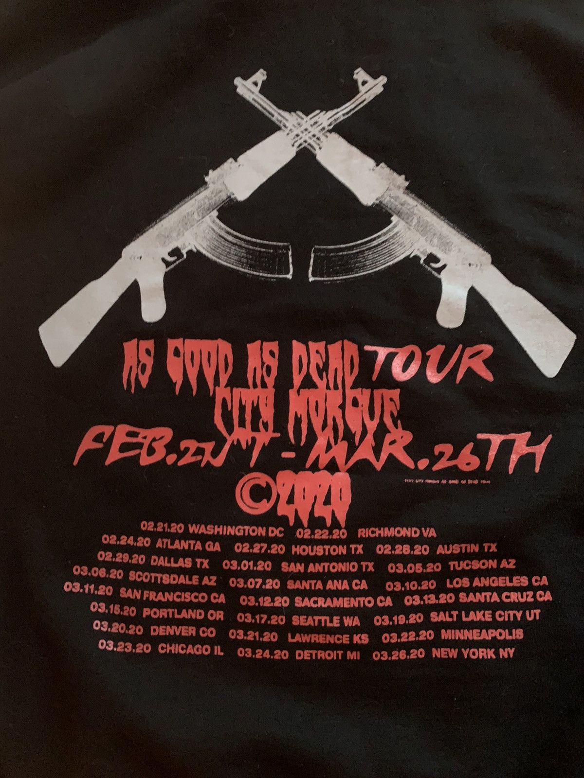 City Morgue × Missing Since Thursday CITY MORGUE 🩸 As Good As Dead SKULL WEB hoodie Size US M / EU 48-50 / 2 - 8 Thumbnail