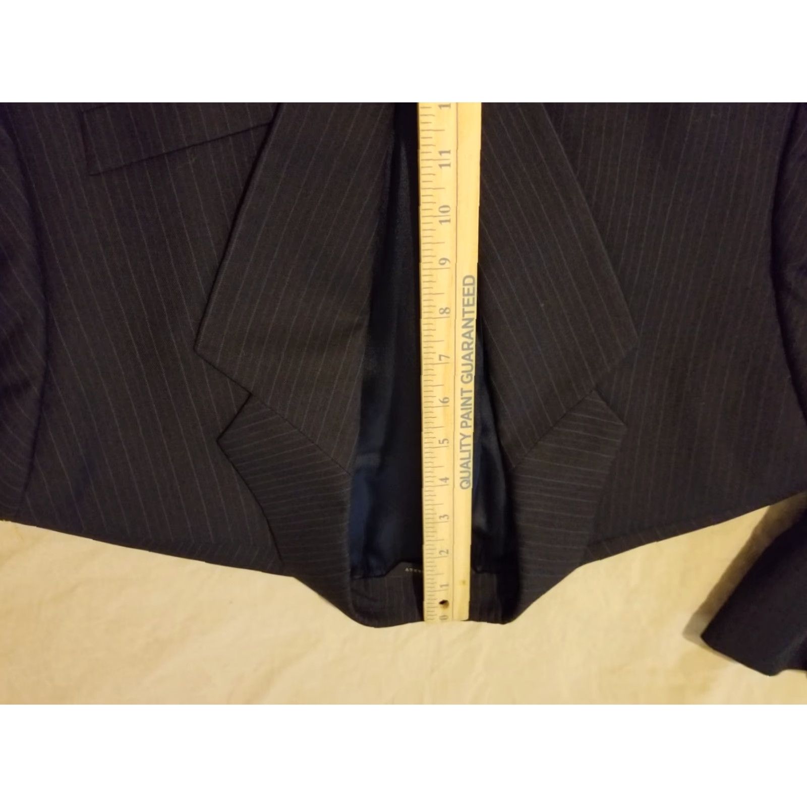 Banana Republic VINTAGE Mens Banana Republic Wool Sports Jacket 40S Navy Blue Blazer 3-in-1 Jacket Mens Blue Sports Size 40R - 4 Thumbnail