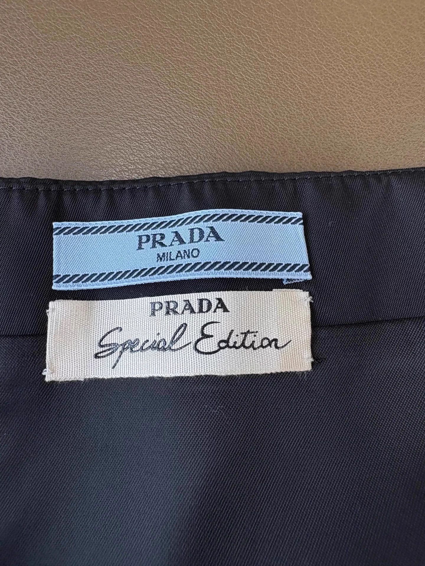 Prada Prada Limited Black Triangle Logo Halter Backless Dress IT38 Size XS / US 0-2 / IT 36-38 - 6 Thumbnail