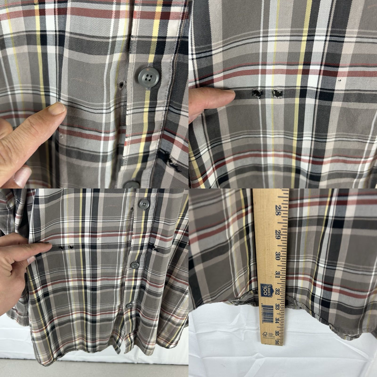 Patagonia Patagonia Shirt Mens 2XL Gray Plaid Organic Cotton Button Up Long Sleeve Mens Size US XXL / EU 58 / 5 - 8 Thumbnail