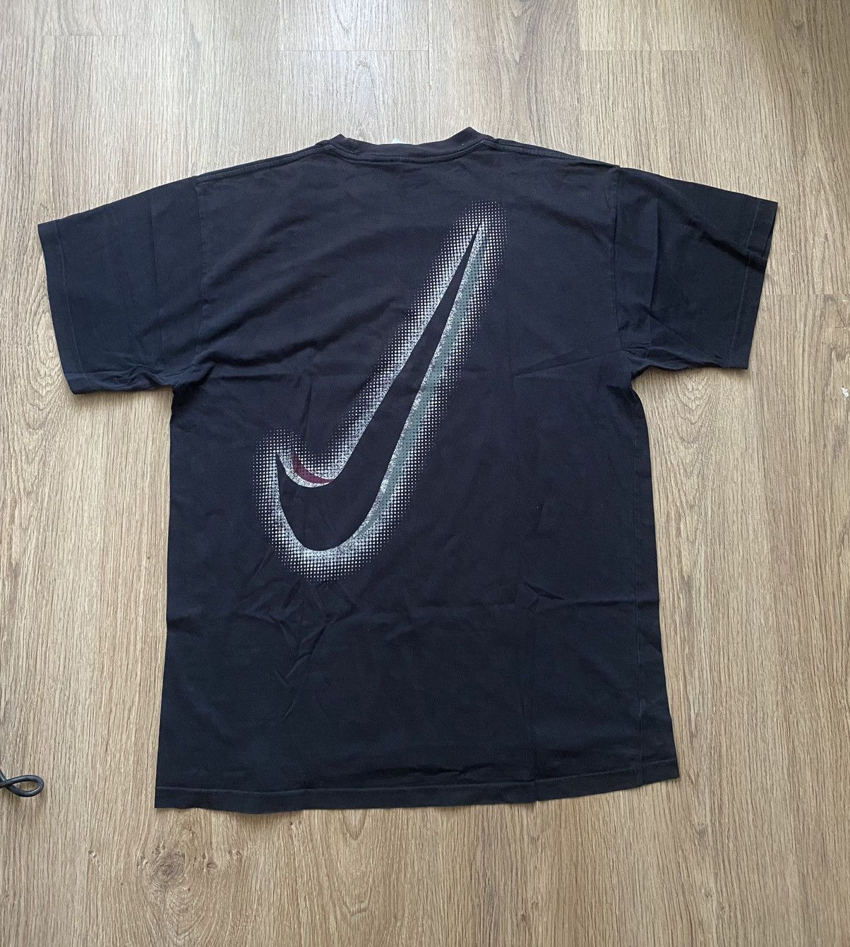 Nike × Vintage Vintage 90s Nike Air Big Logo two side Swoosh T-Shirt Tee Size US XL / EU 56 / 4 - 3 Thumbnail