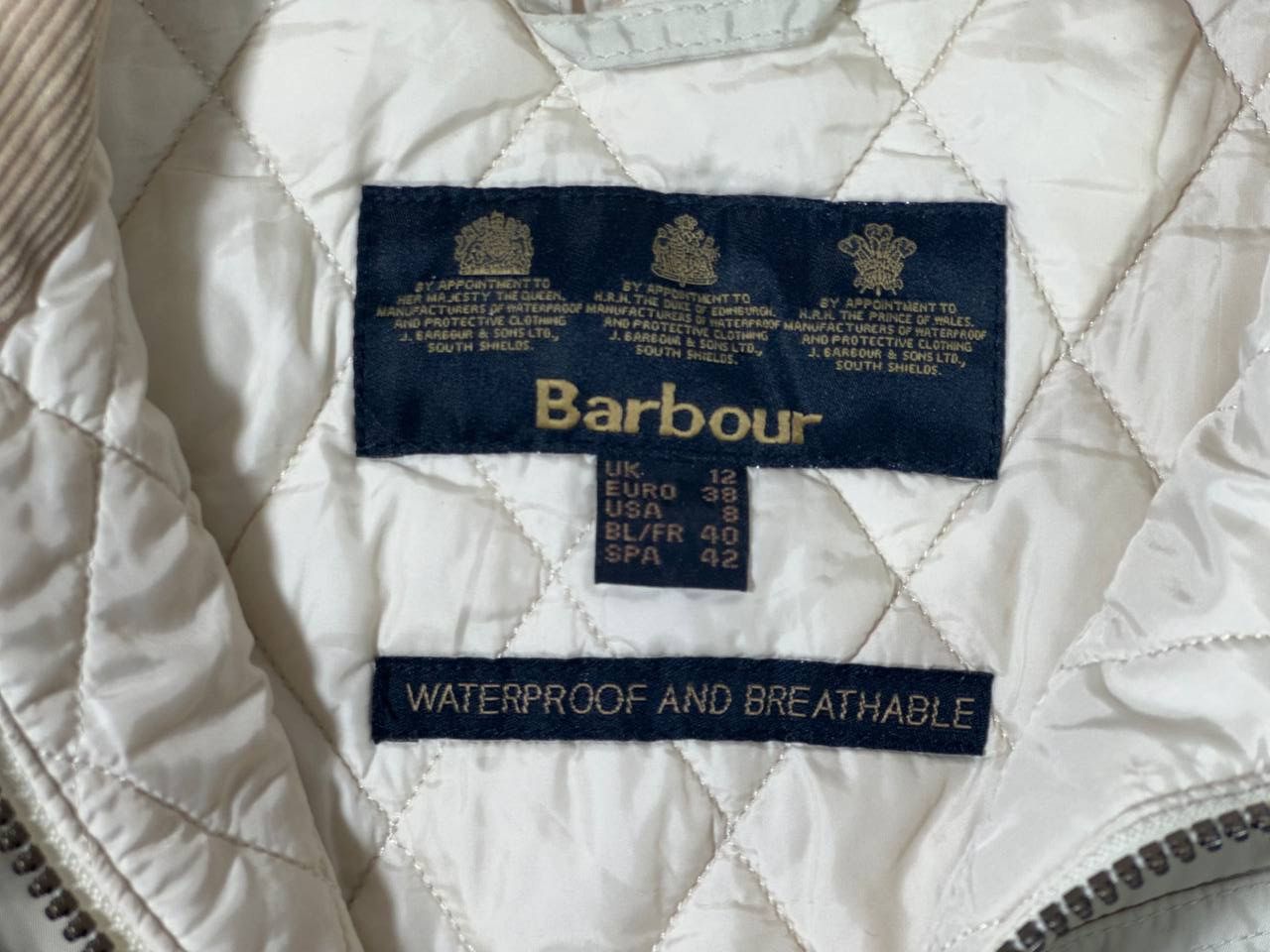 Barbour Women's milky Barbour jacket, size 38 (US-8) Size M / US 6-8 / IT 42-44 - 8 Thumbnail