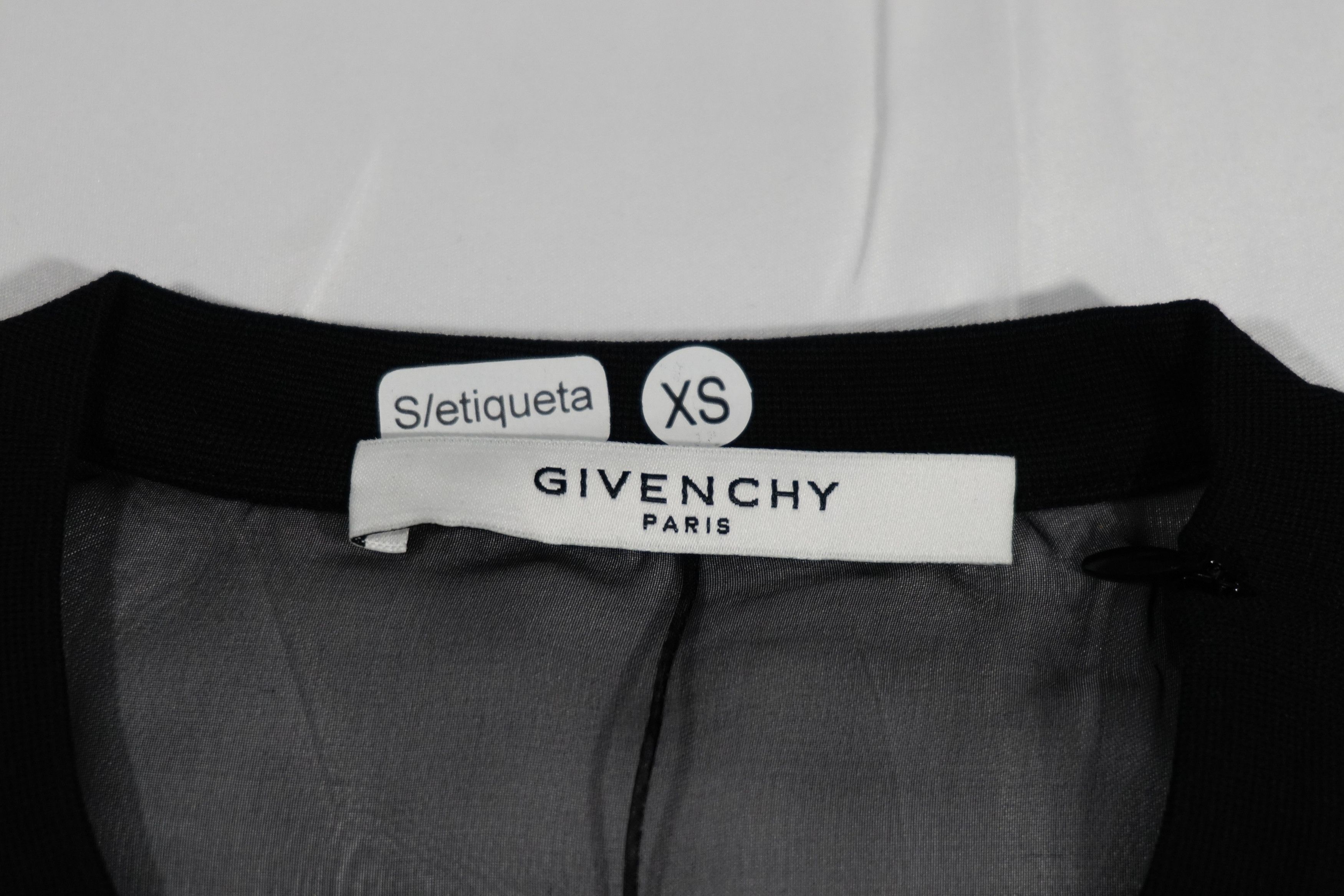 Givenchy Black Runway Organza Silk 19520 Oversized T-Shirt Size US XS / EU 42 / 0 - 2 Thumbnail