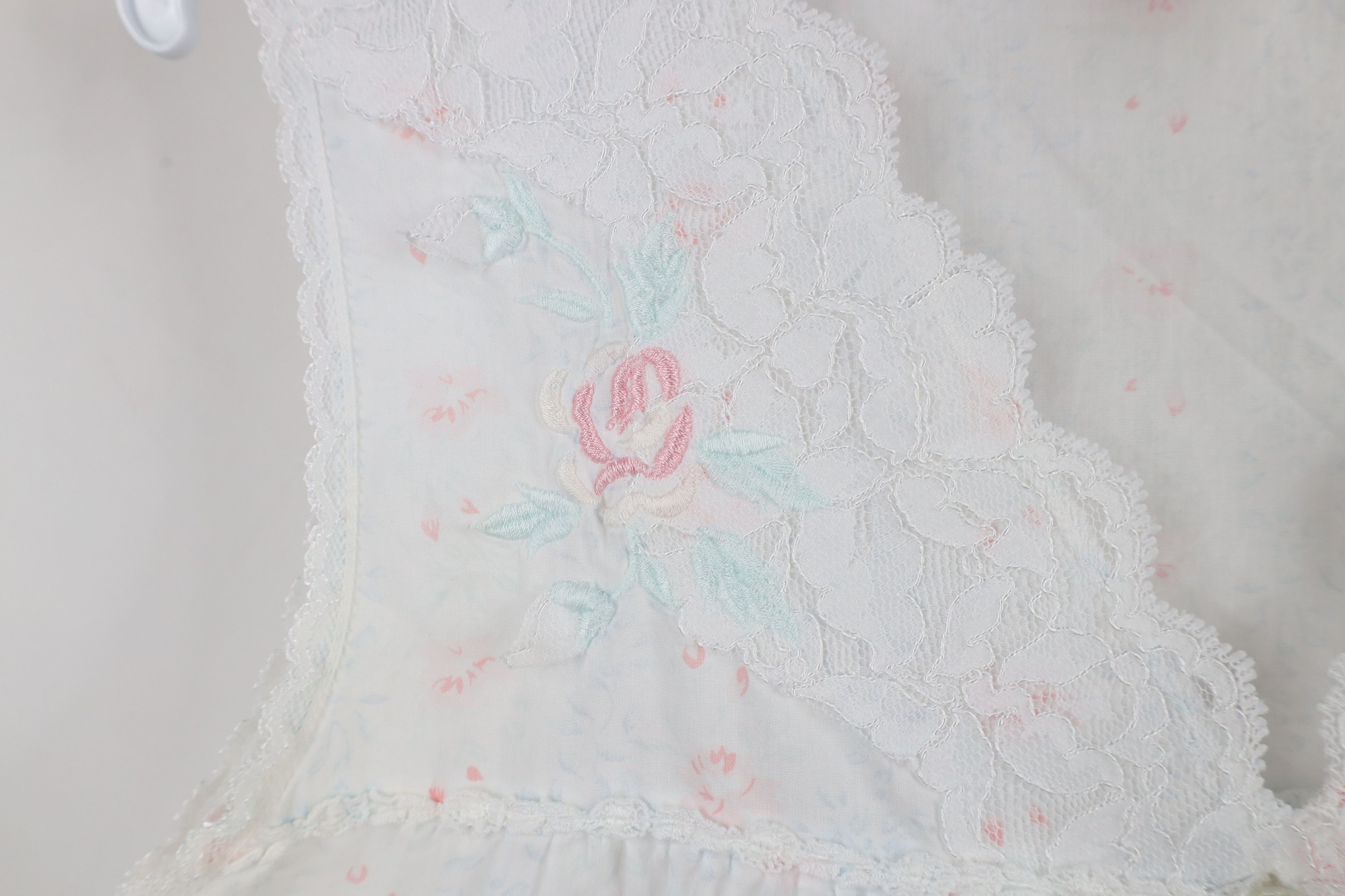 Vintage Vintage 90s Miss Elaine Lace Knit Sleeveless Night Gown Size M / US 6-8 / IT 42-44 - 7 Thumbnail
