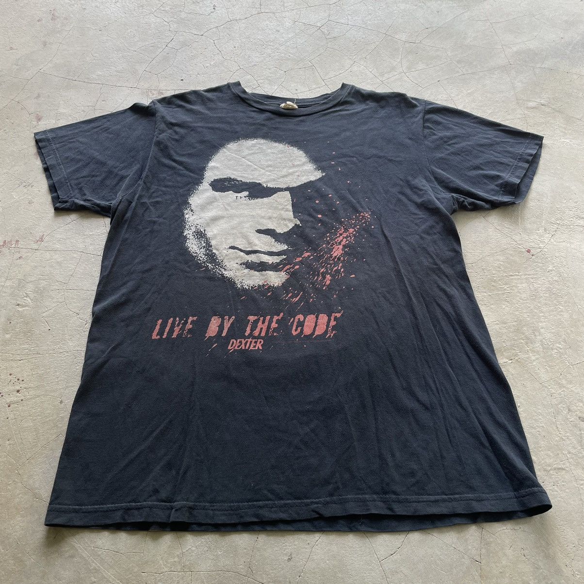 Expert Horror × Vintage Vintage 2009 Dexter Tv Show Promo RARE Horror Halloween Tee Size US M / EU 48-50 / 2 - 3 Thumbnail