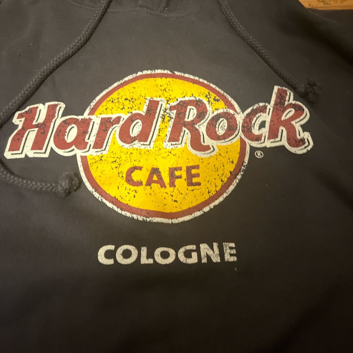 Hard Rock Cafe Navy Hard Rock Cafe Cologne Hoodie Rare Size US XL / EU 56 / 4 - 2 Thumbnail