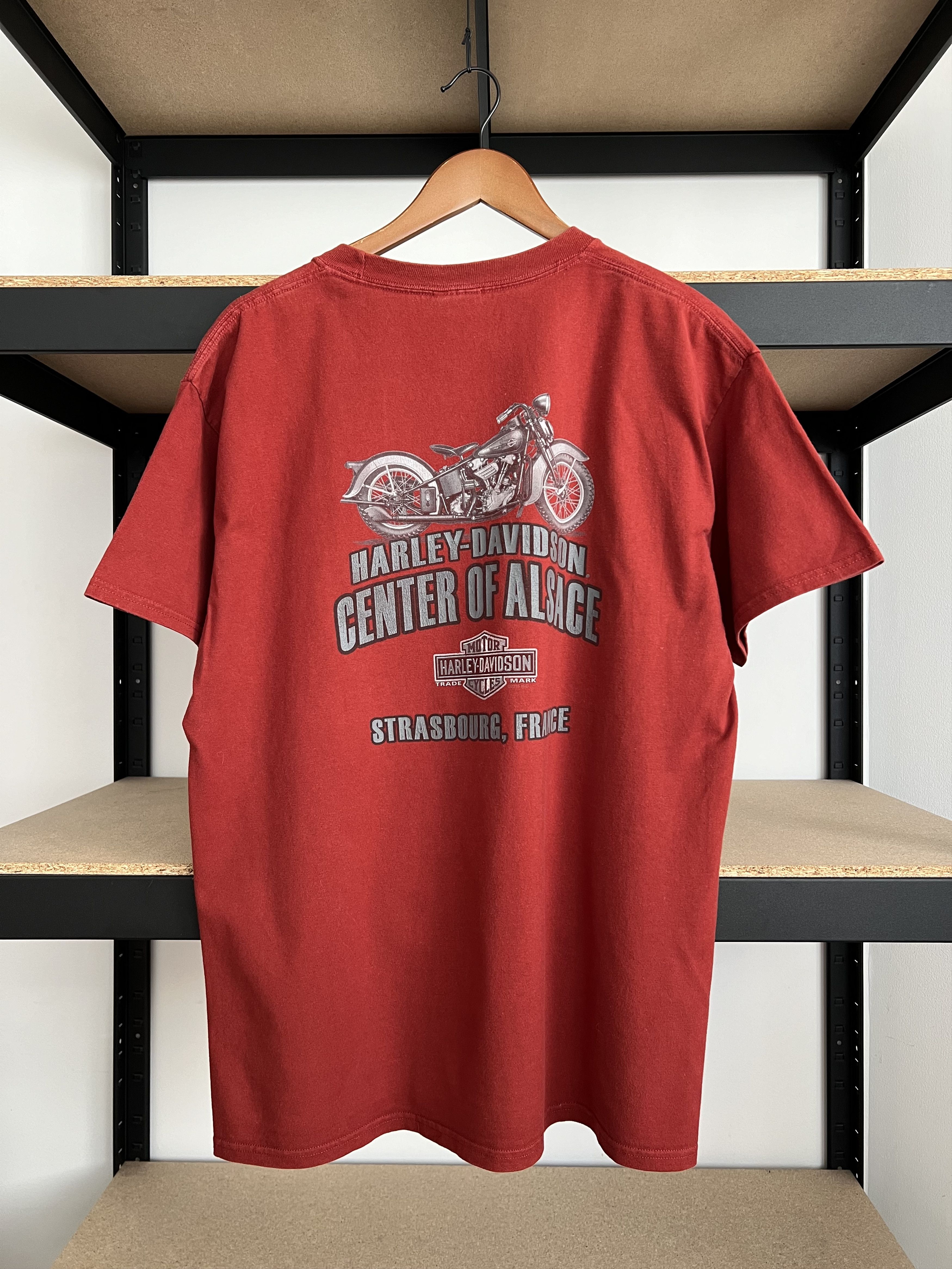 Harley Davidson Vintage 2015 Harley Davidson Center of Alsace France T-shirt Size US L / EU 52-54 / 3 - 2 Thumbnail