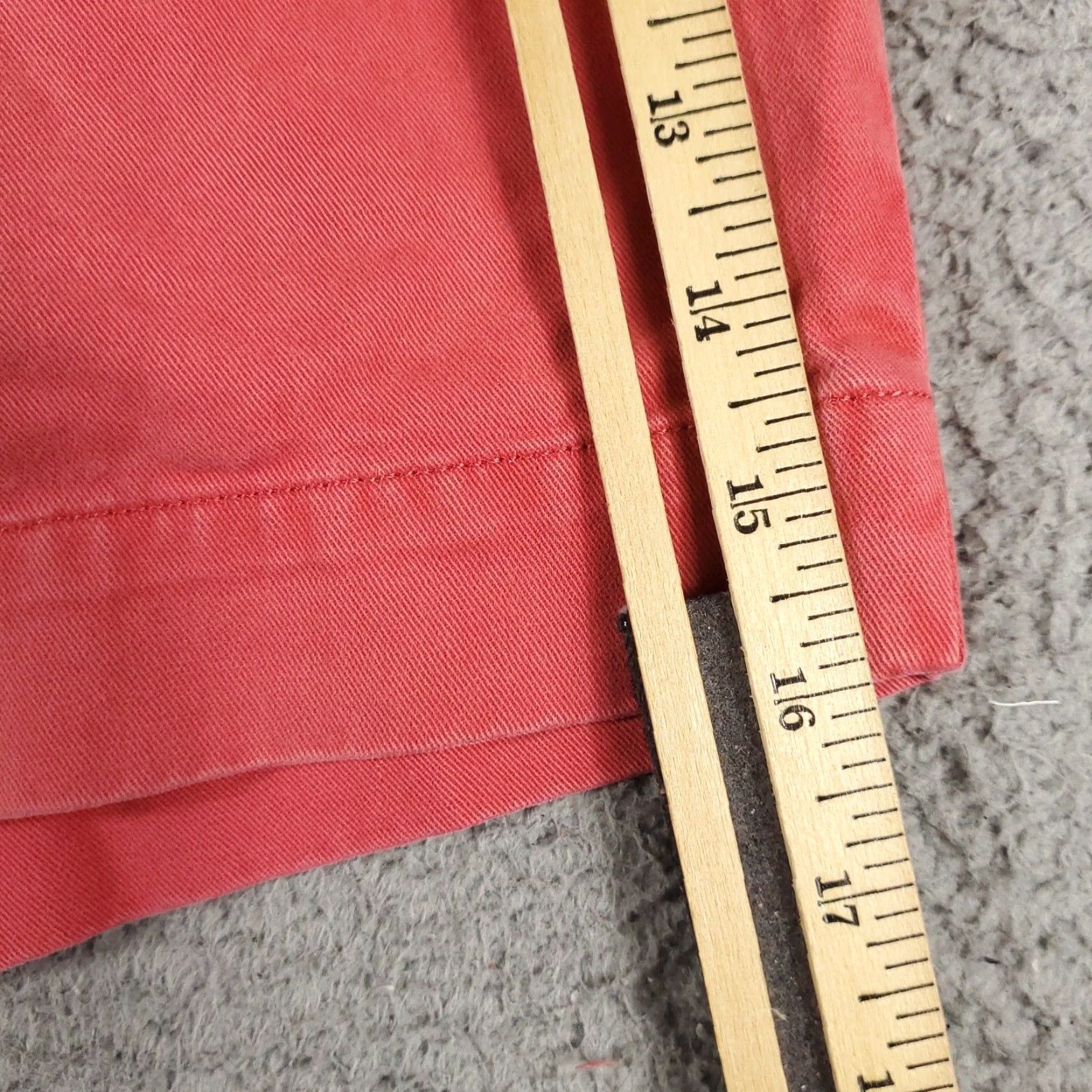 Ralph Lauren VINTAGE Ralph Lauren Chino Shorts Womens Size 42 Flat Front Casual Red Pink Adults Size 42" / US 20 - 5 Thumbnail