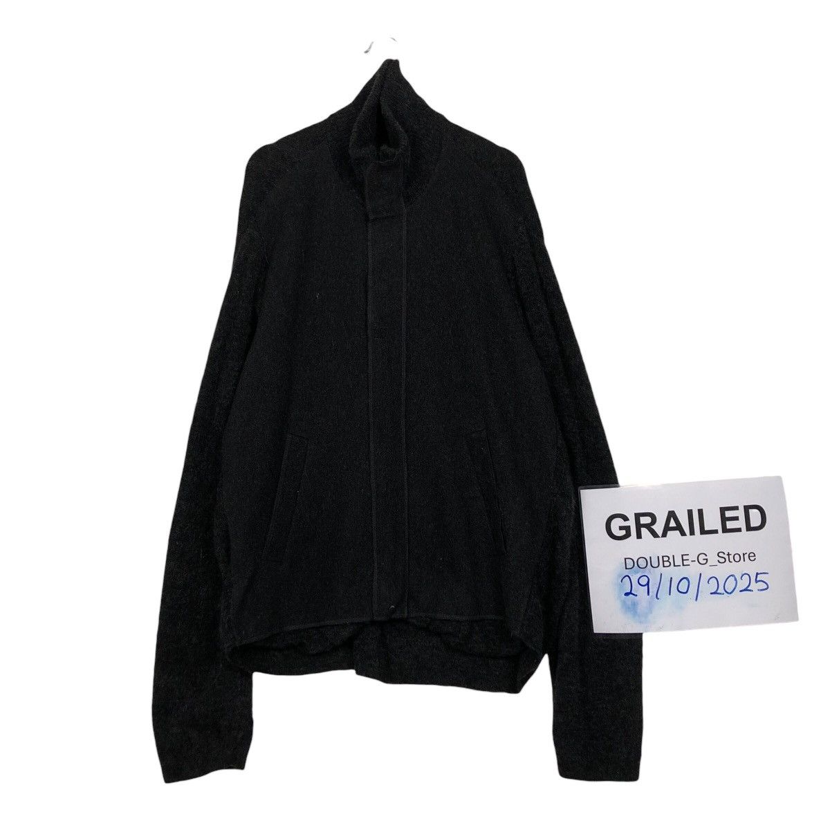 Roberto Collina 📌Rich Black Turtle Neck Knit Sweater Roberto Collina Size US M / EU 48-50 / 2 - 1 Thumbnail