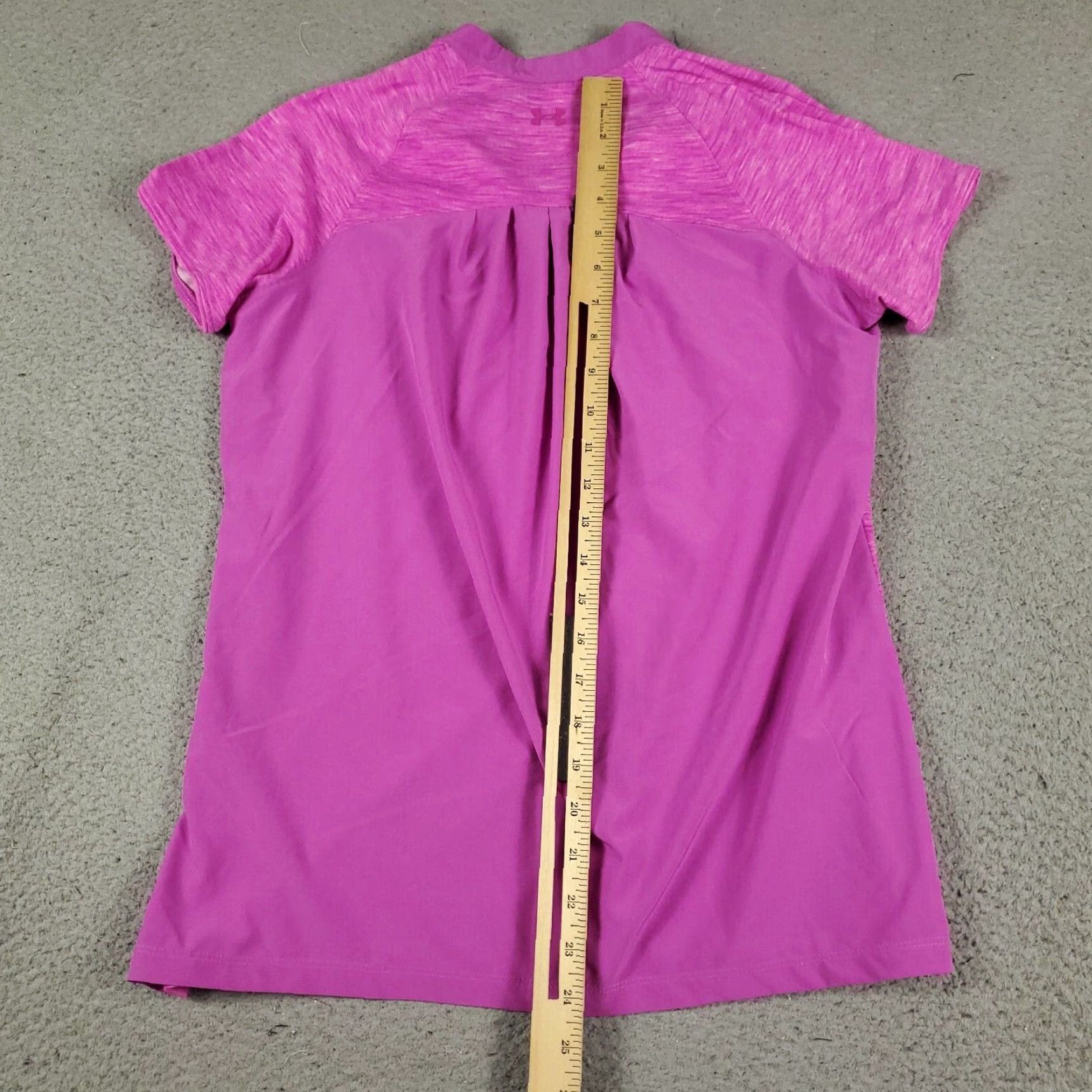Under Armour Under Armour T-Shirt Womens Size Small Purple Casual Short Sleeve Size S / US 4 / IT 40 - 3 Thumbnail