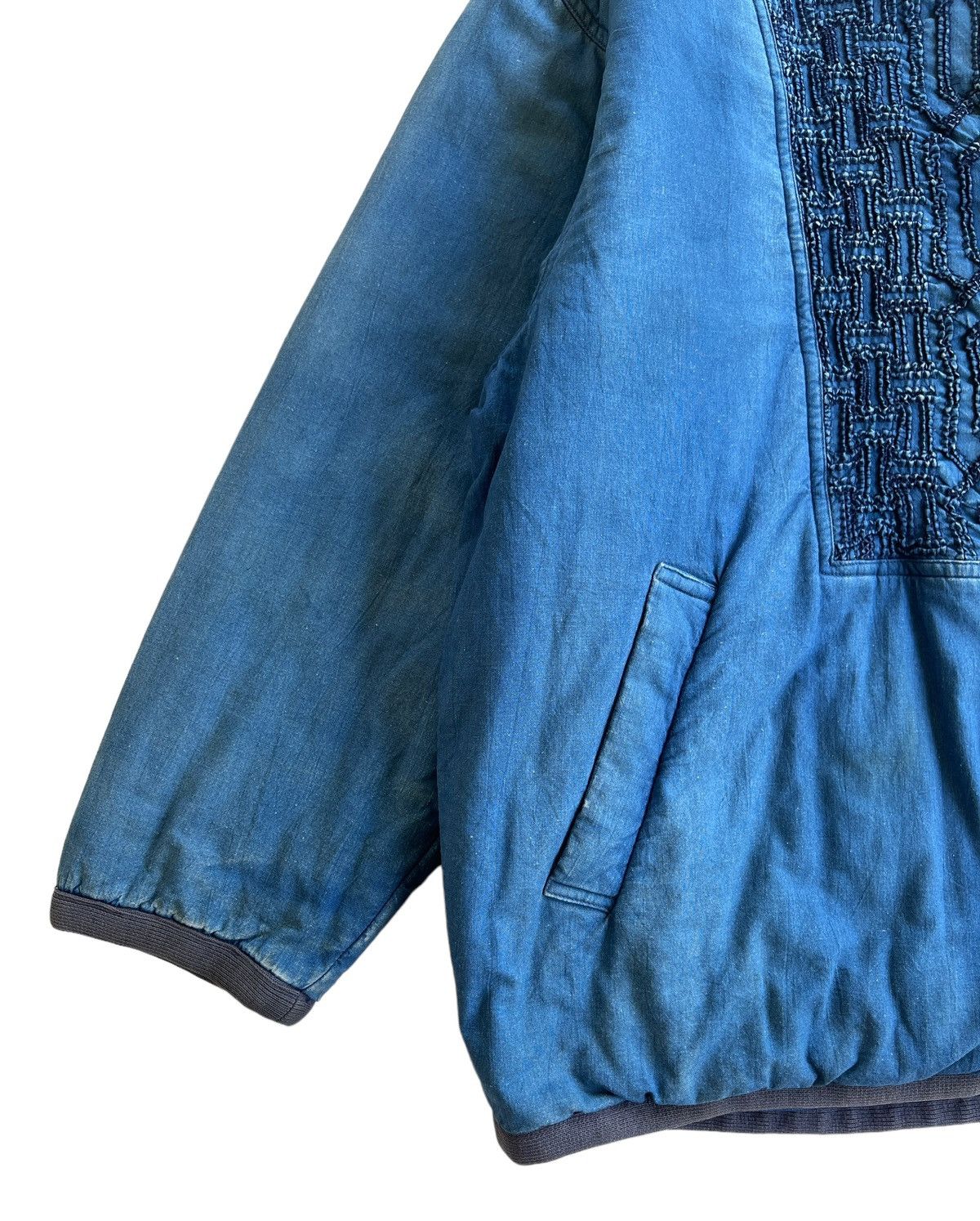 Hai Sporting Gear Issey Miyake Blue Indigo kimono Noragi Jacket Size US M / EU 48-50 / 2 - 8 Thumbnail