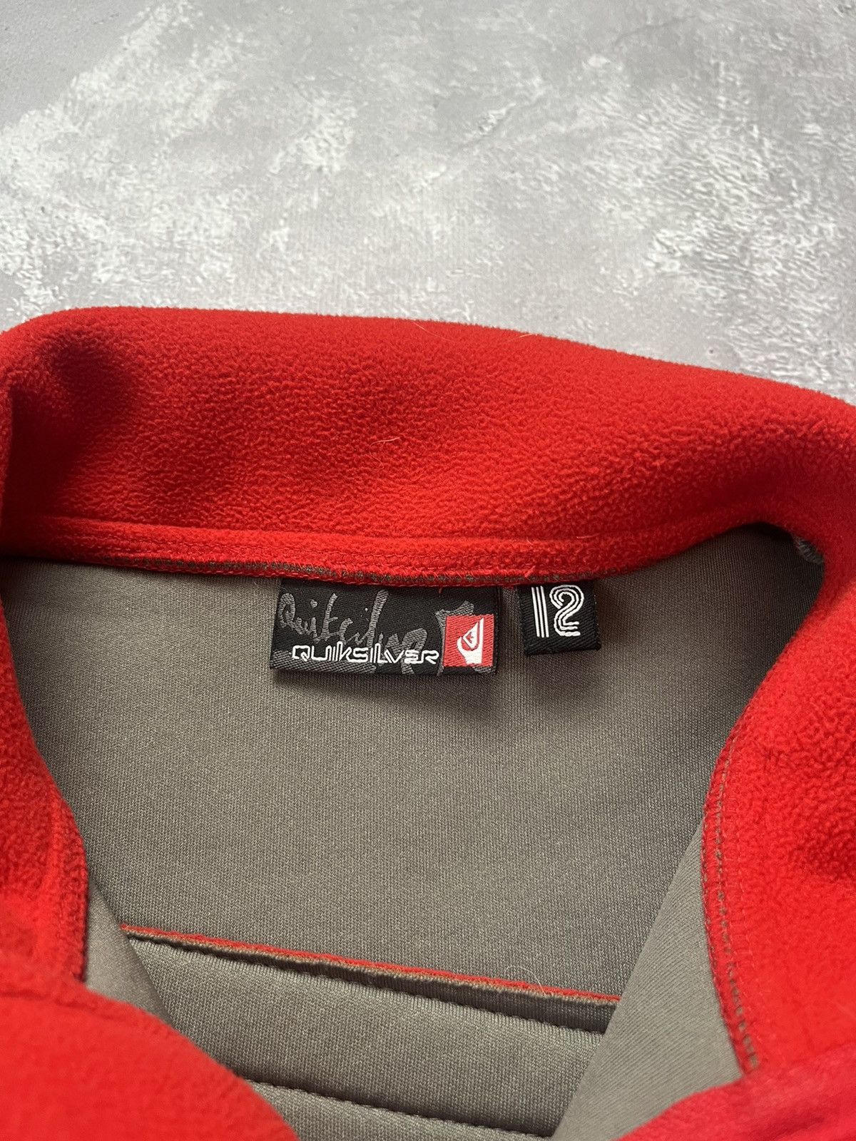Quiksilver Vintage Quiksilver 1/4 Zip Fleece Sweatshirt Red Size 12 Size US XXS / EU 40 - 5 Thumbnail