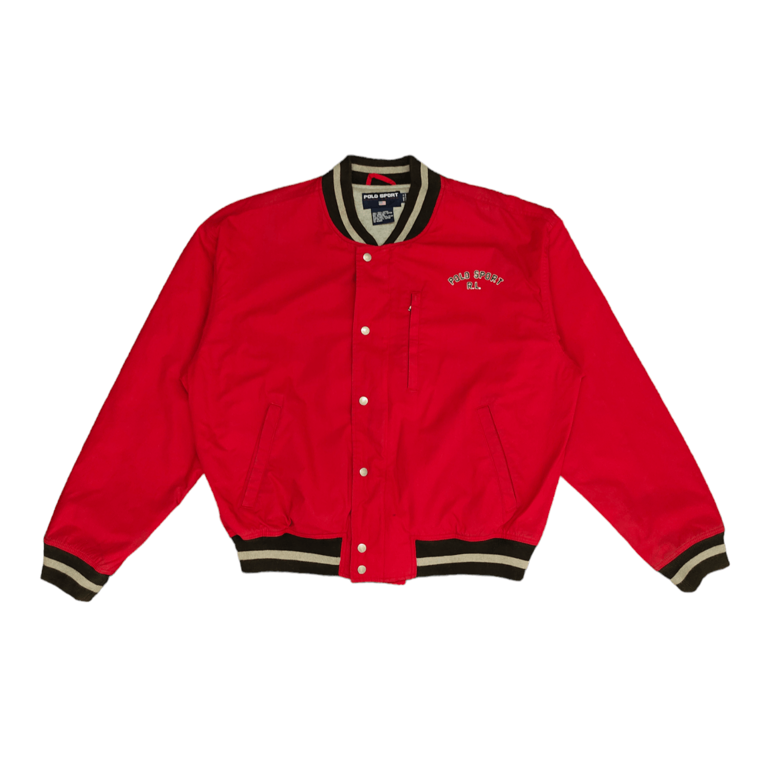 Polo Ralph Lauren 1990s Polo Sport R.L Ralph Lauren Bomber Jacket Size US XL / EU 56 / 4 - 2 Thumbnail