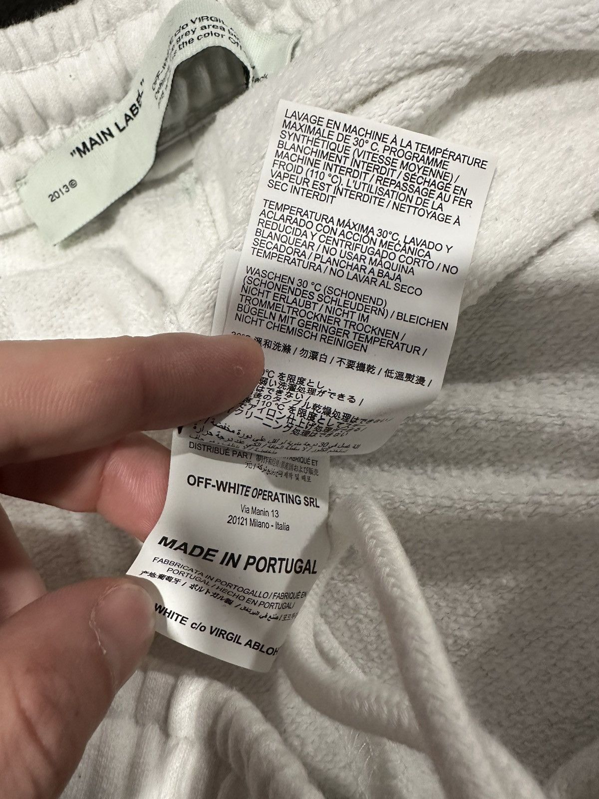 Off-White OFF-WHITE ACRYLIC ARROWS SWEATPANT Size US 34 / EU 50 - 6 Thumbnail