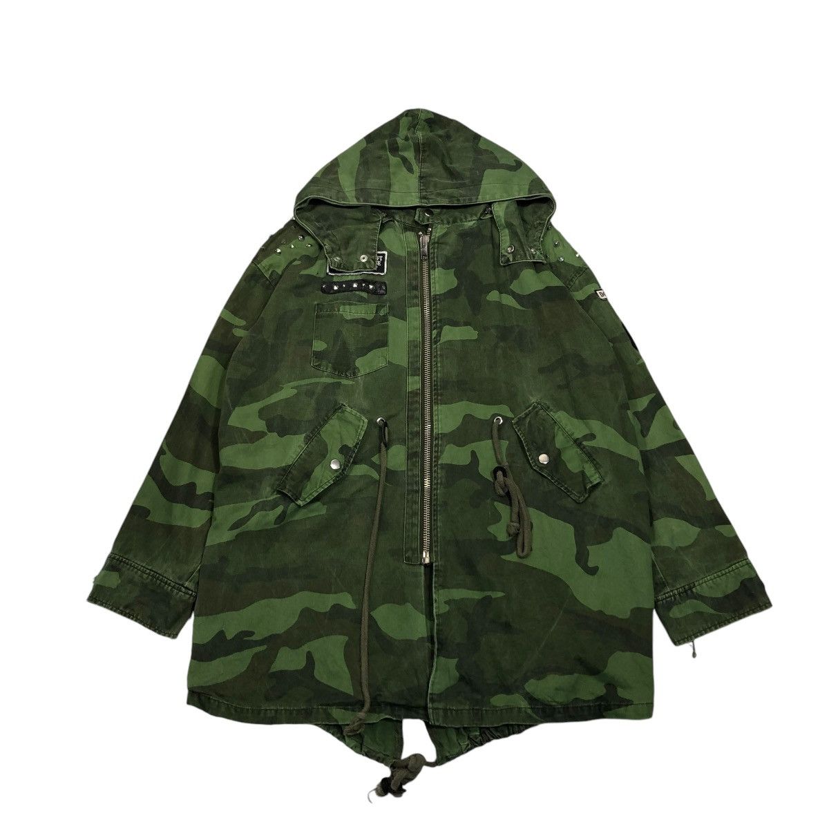 Hysteric Glamour 🔥VINTAGE MIKITARY CAMOUFLAGE PARKA JACKET BIG LOGO DESIGN Size US M / EU 48-50 / 2 - 2 Thumbnail