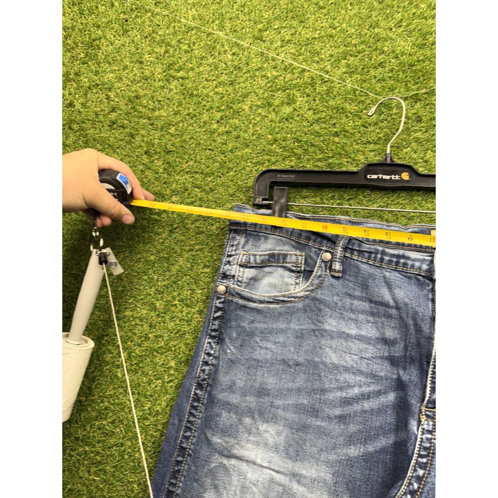 Wrangler VINTAGE Wrangler 20X Jeans Mens 40x30 Blue Style Straight Baggy Denim Pants 5-Pocket Mens Size US 40 / EU 56 - 3 Thumbnail