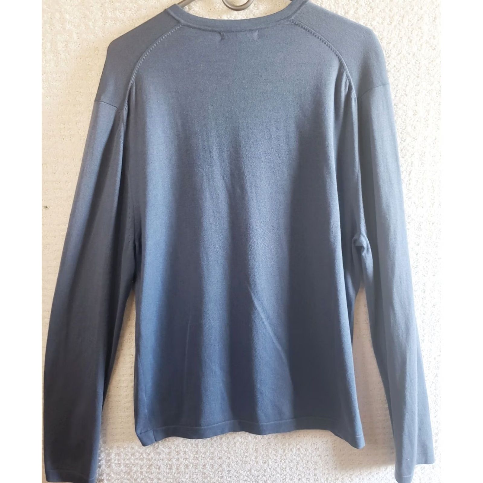 Banana Republic Banana Republic Men’s Blue V-Neck Silk 71% Cashmere 12% Blend Sweater Sz Large L Shirt Mens Regular Knits Pullover Casual Winter Fall Blue Size US L / EU 52-54 / 3 - 3 Thumbnail