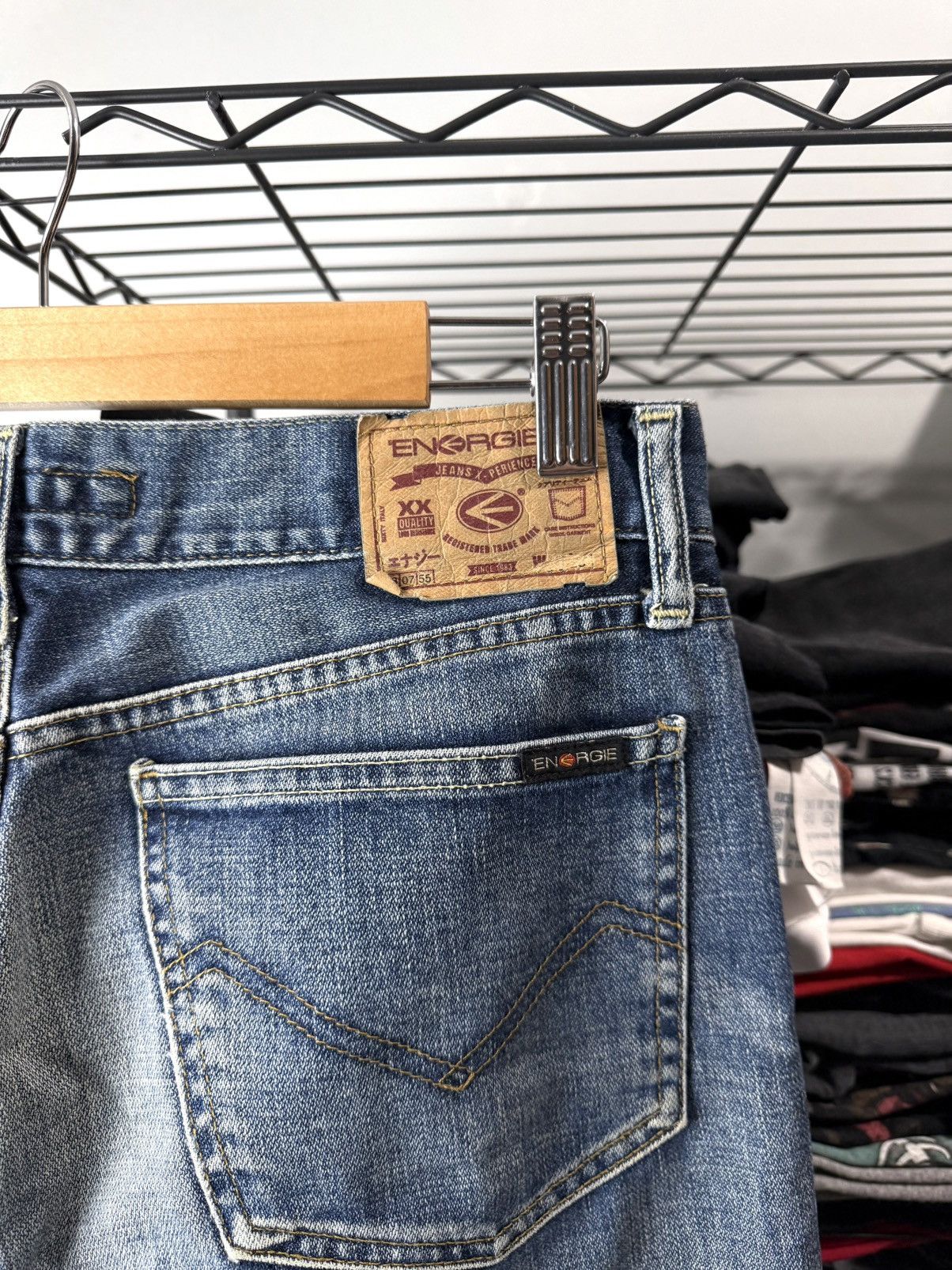 Energie Vintage Energie Y2K Archive Denim Pants Avantgarde Size US 29 - 9 Thumbnail