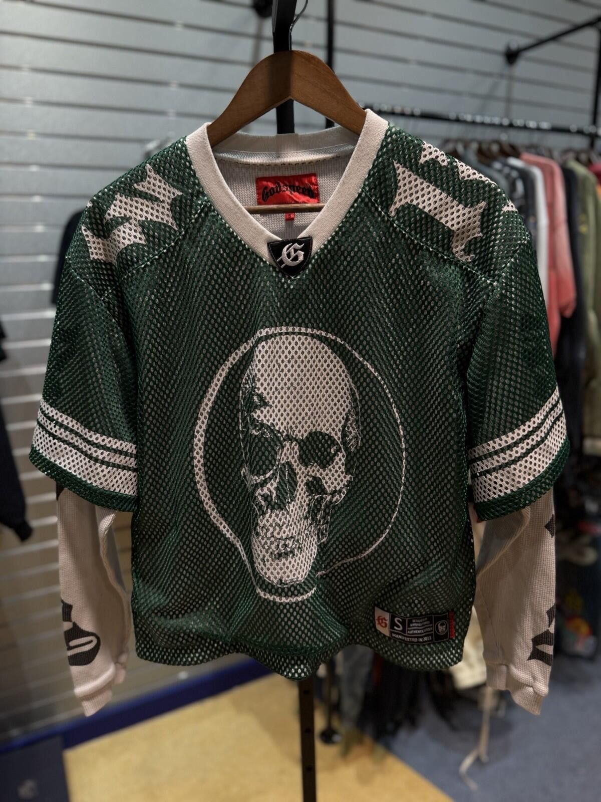 Godspeed God Speed TD Green Yellow White Layered jersey Size (Small) Size ONE SIZE - 4 Thumbnail