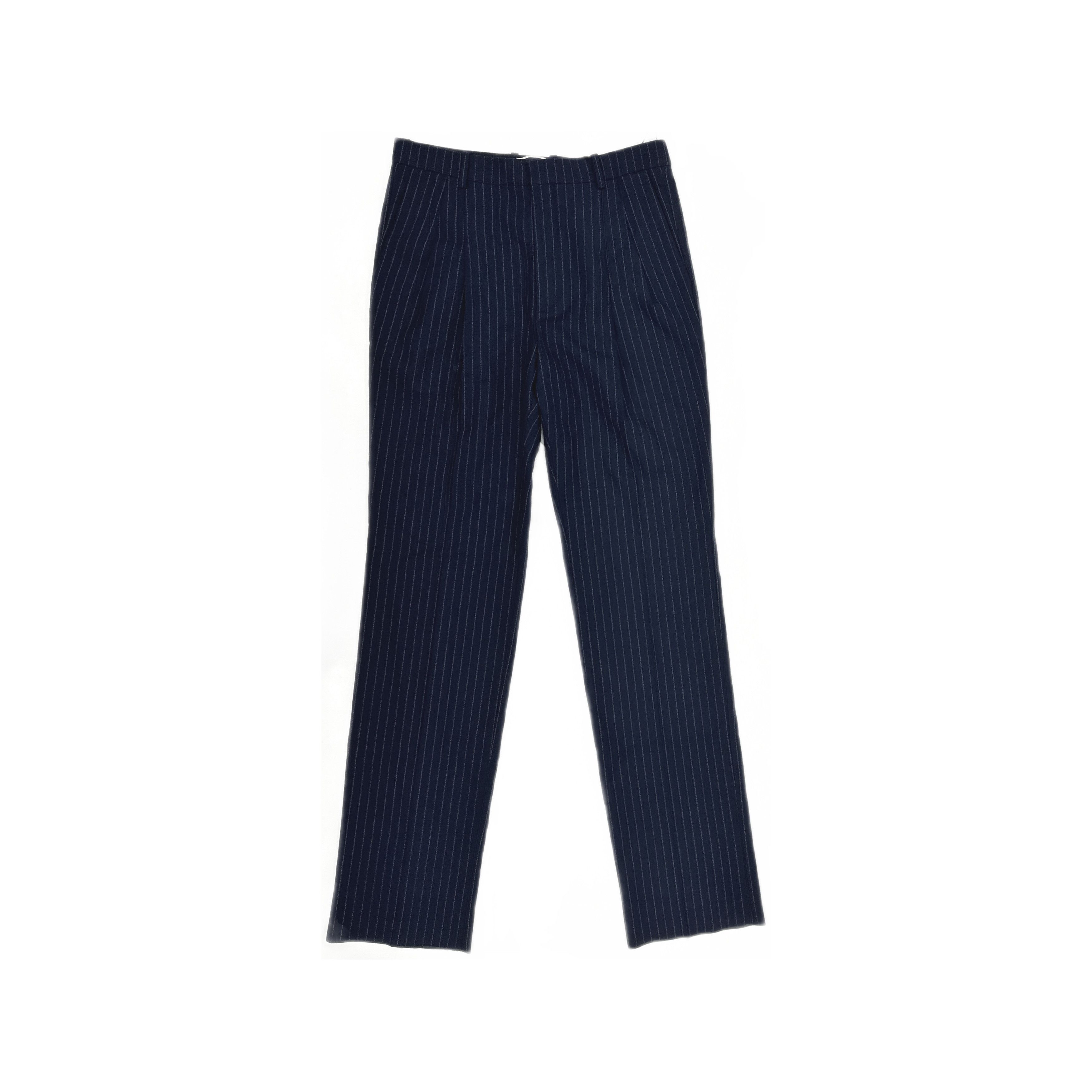 Saint Laurent Paris Saint Laurent Pinstripe Trousers Size 32 Size US 32 / EU 48 - 1 Thumbnail