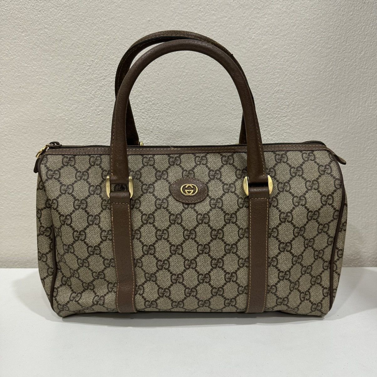 Gucci ‼️LASTDROP‼️ VINTAGE GUCCI GG SUPREME BOSTON BAG Size ONE SIZE - 2 Thumbnail