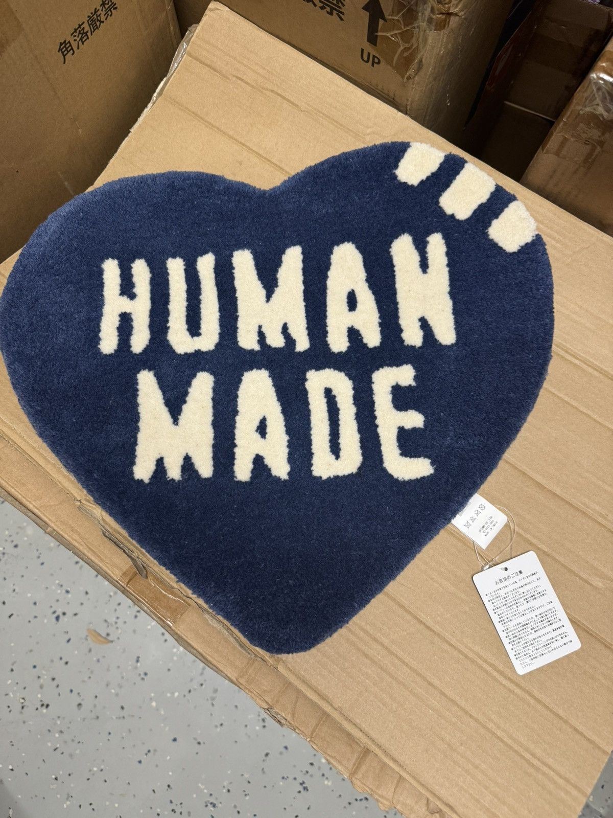 Human Made Human Made Heart Rug Small blue Size ONE SIZE - 2 Thumbnail