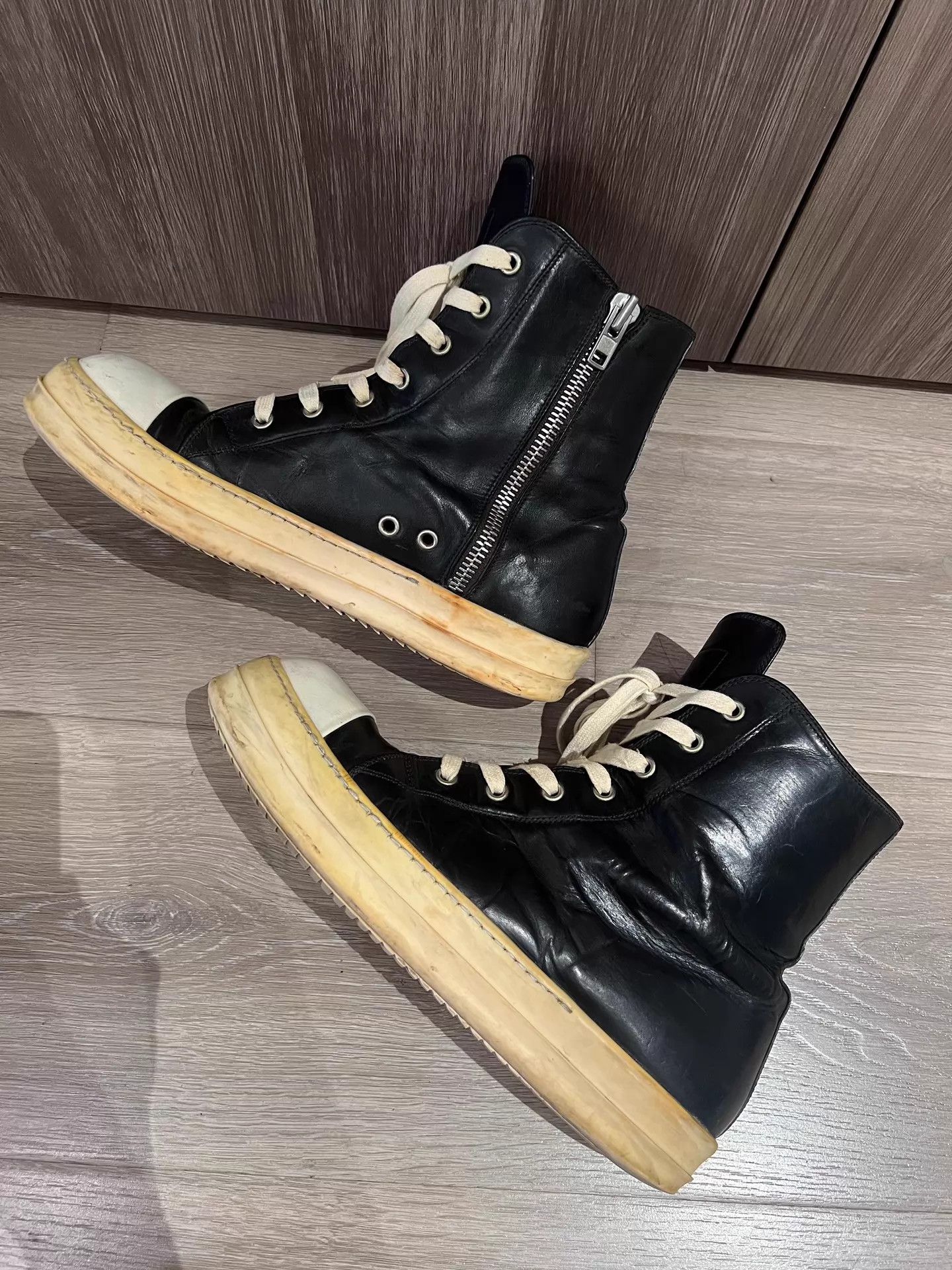 Rick Owens Rick Owens Big Horse Leather Classic Sneaker 15 FW 42 Size US 9 / EU 42 - 1 Thumbnail
