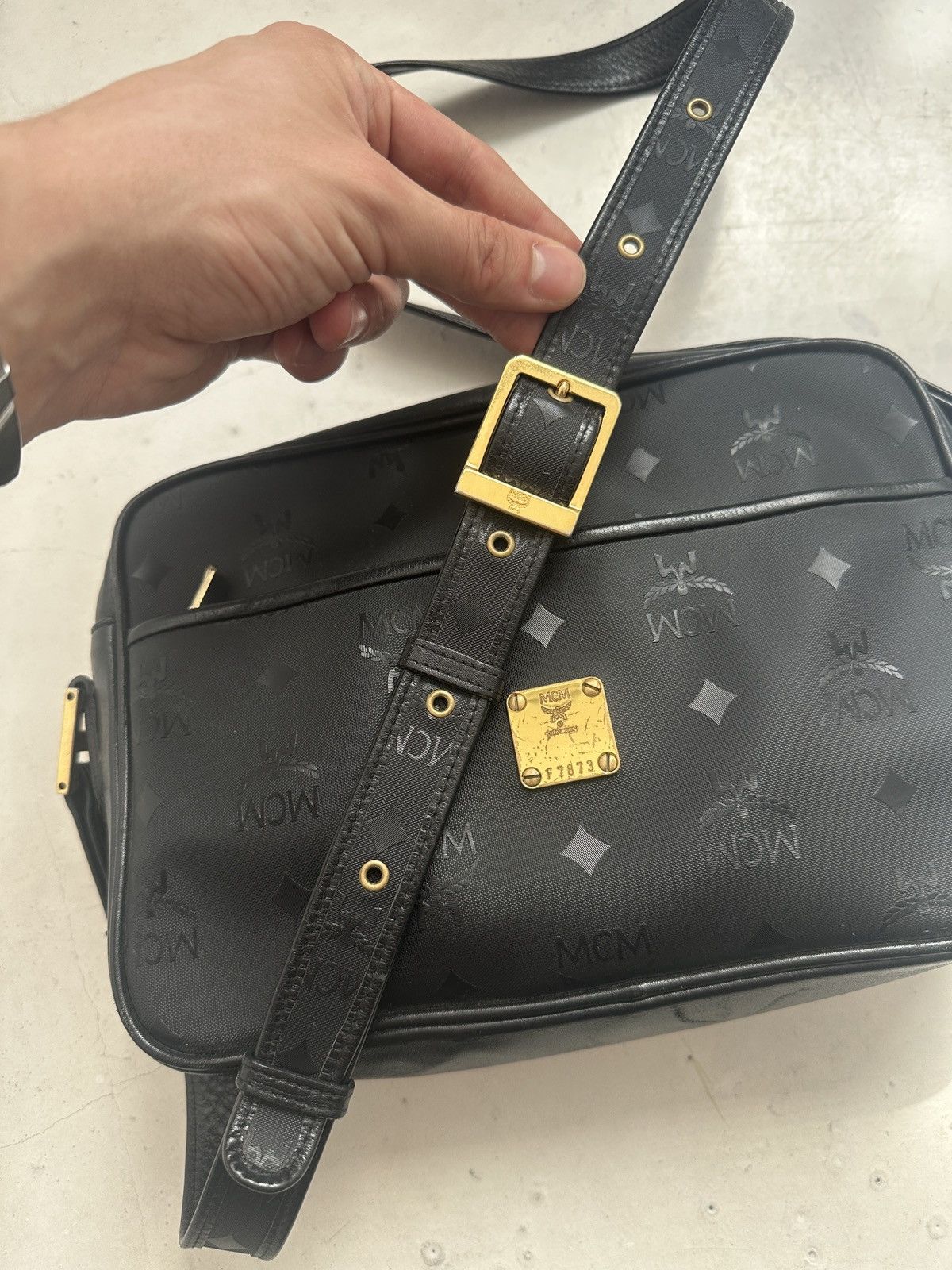 MCM × Vintage MCM black leatherand vinyl crossbody bag Size ONE SIZE - 5 Thumbnail
