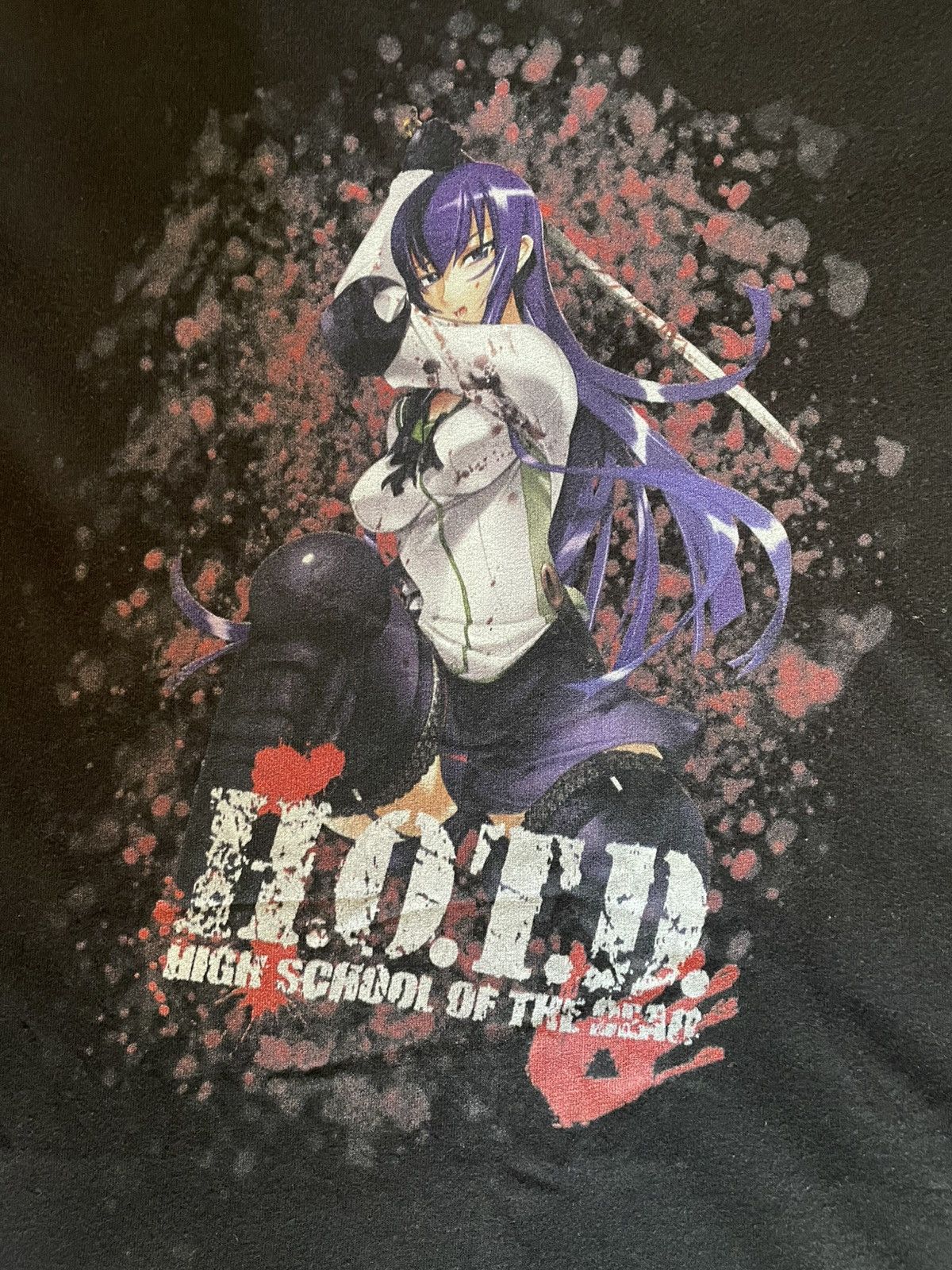 Cartoon Network × Japanese Brand × Vintage Vintage Rare Highschool Of The Dead Saeko Size US L / EU 52-54 / 3 - 2 Thumbnail