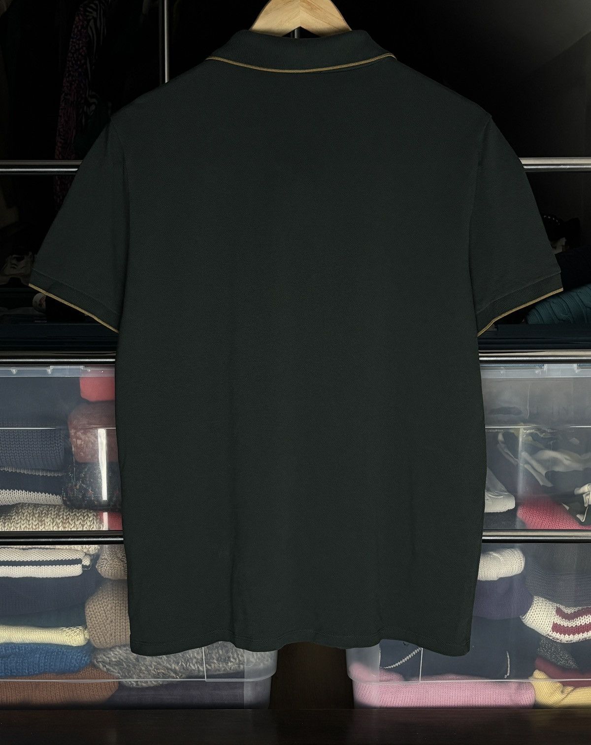 A.P.C. A.P.C. Dark Green Polo Shirt Size US L / EU 52-54 / 3 - 4 Thumbnail