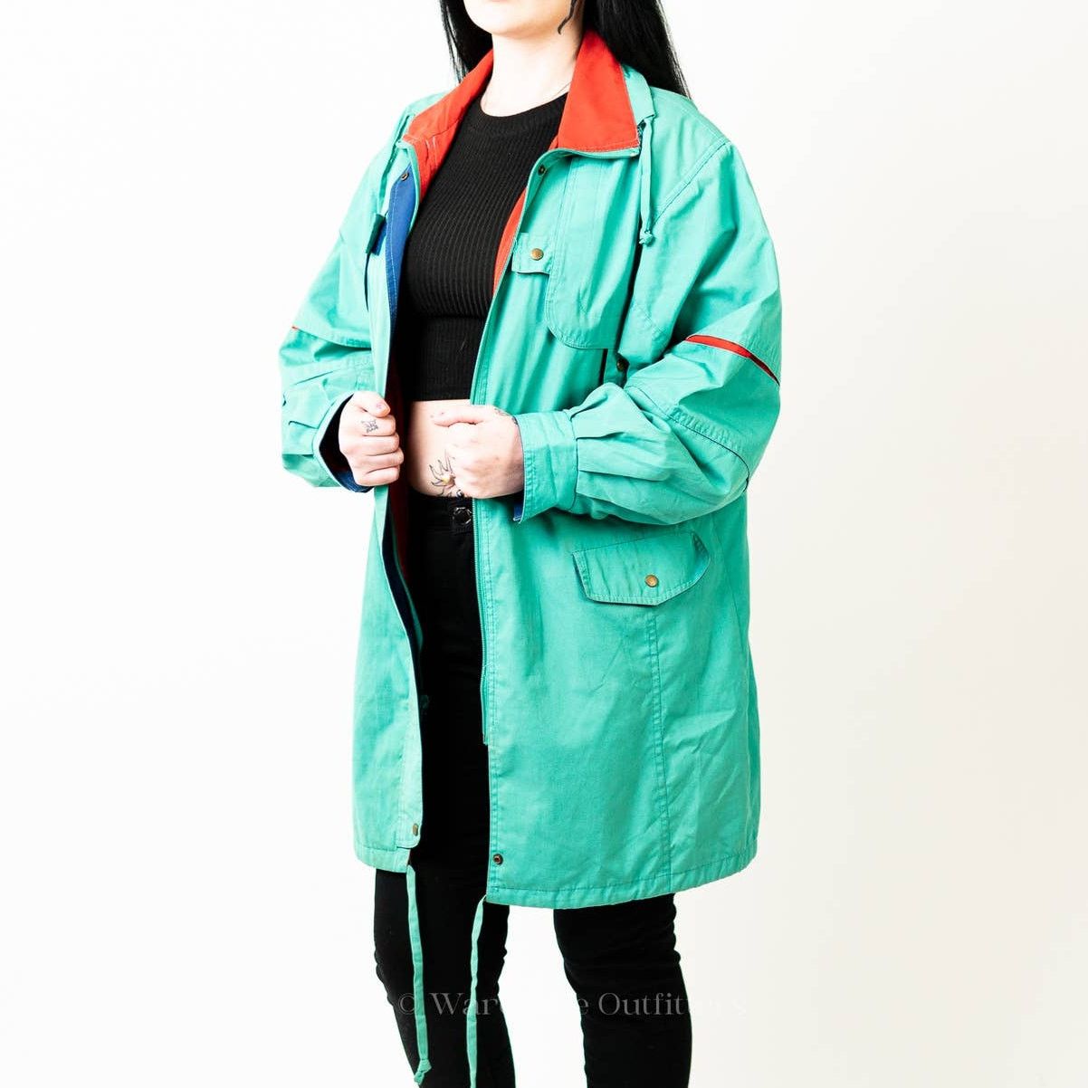 Vintage Vintage 90s Carrigan Court Rain Coat Jacket - L Size L / US 10 / IT 46 - 3 Thumbnail
